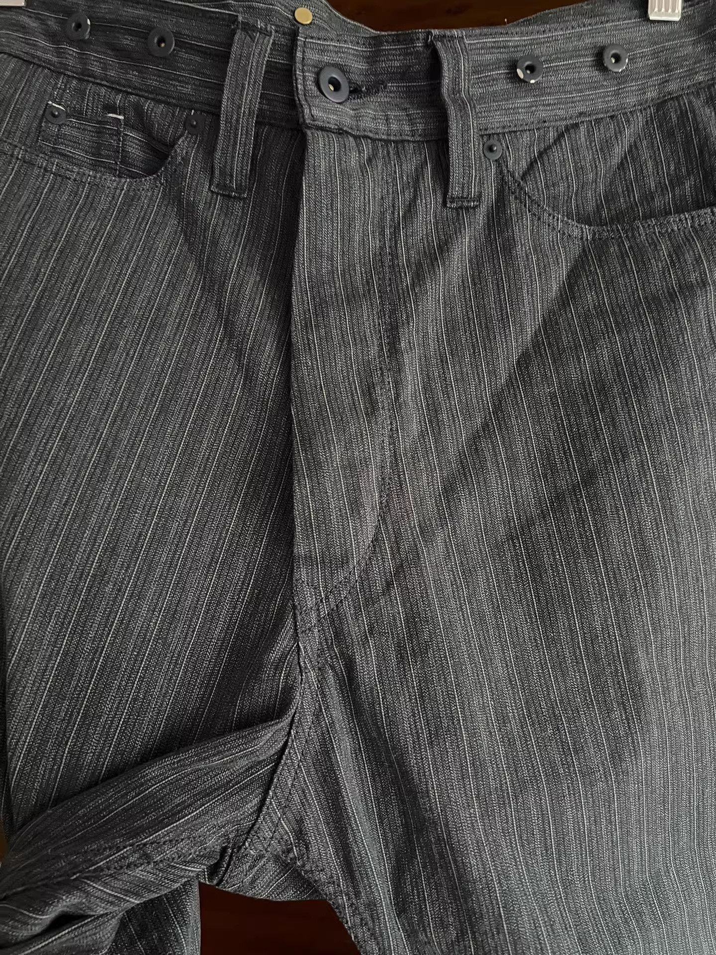Nigel Cabourn Nigel Cabourn Suspender Stripe Tailored Pants Size US 32 / EU 48 - 4 Thumbnail