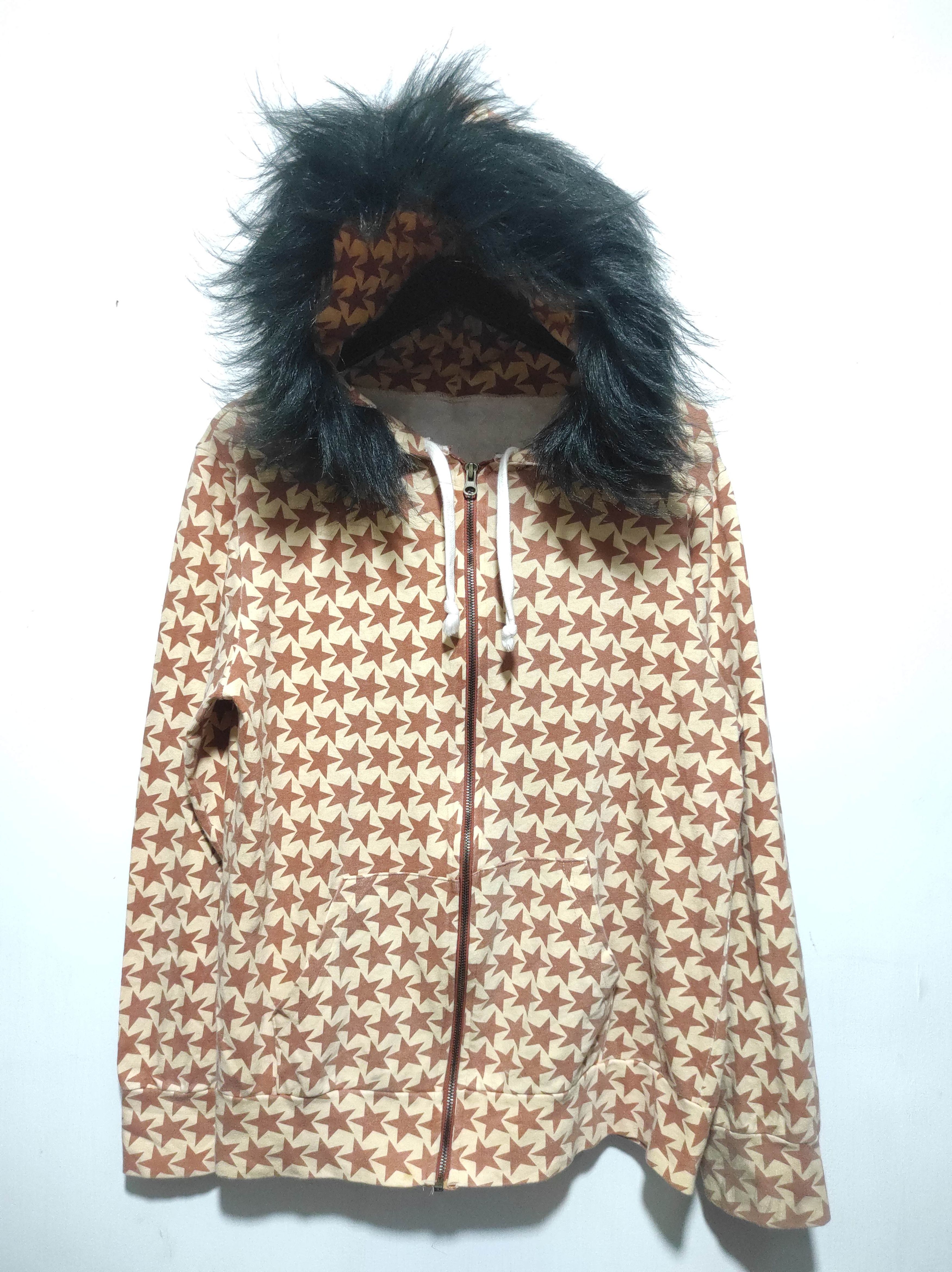 Hysteric Glamour Star fullprint Zip Fur Hoodie IfSixWasNine LGB style Size US M / EU 48-50 / 2 - 2 Thumbnail