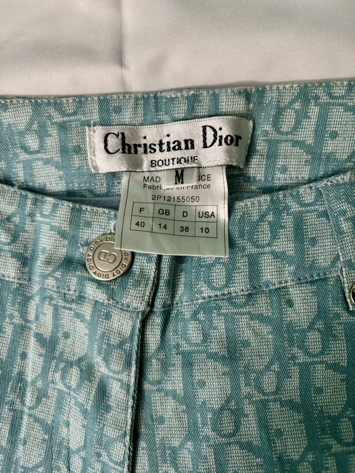 Dior Dior Oblique Denim Shorts Size 32" / US 10 / IT 46 - 3 Thumbnail
