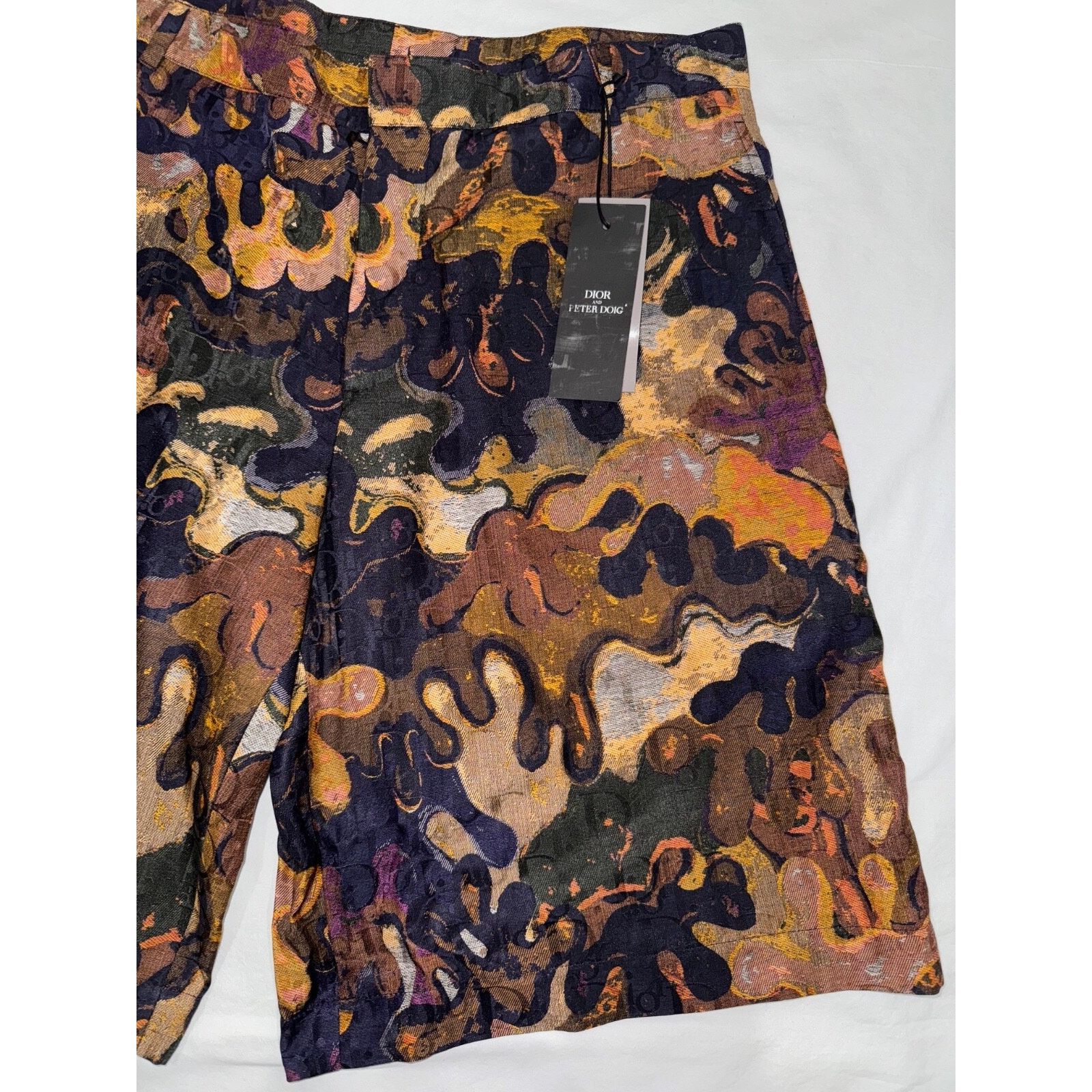 Dior Dior And Peter Doig Silk Cotton Camouflage Oblique Jacquard Size US 34 / EU 50 - 5 Thumbnail