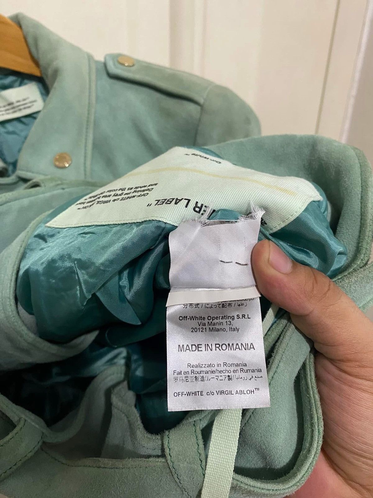 Off-White Off White Biker Leather Jacket Size M / US 6-8 / IT 42-44 - 9 Thumbnail
