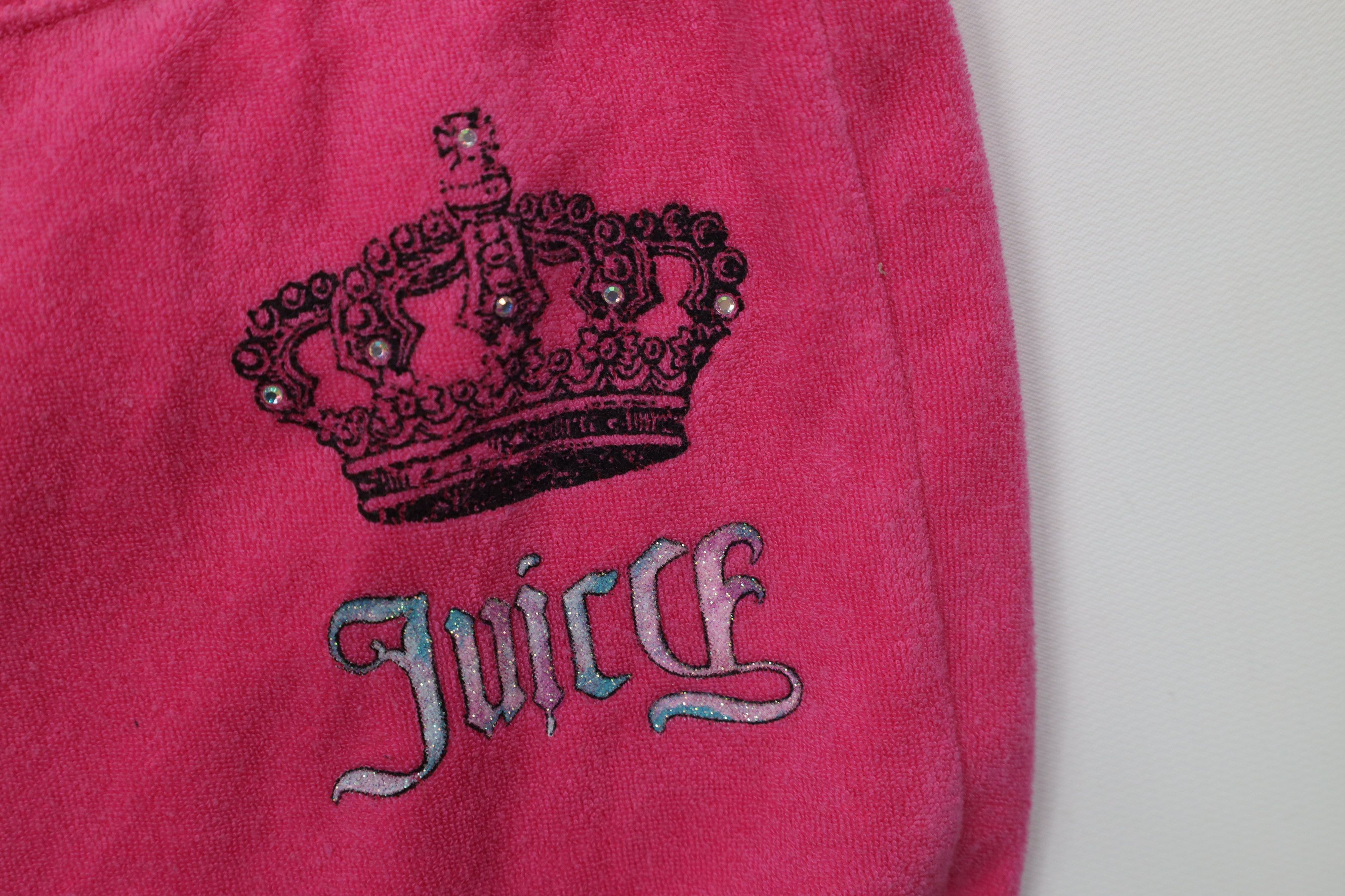 Juicy Couture Vintage 90s Y2K Juicy Couture Terry Cloth Capris Pants Size 28" / US 6 / IT 42 - 5 Thumbnail