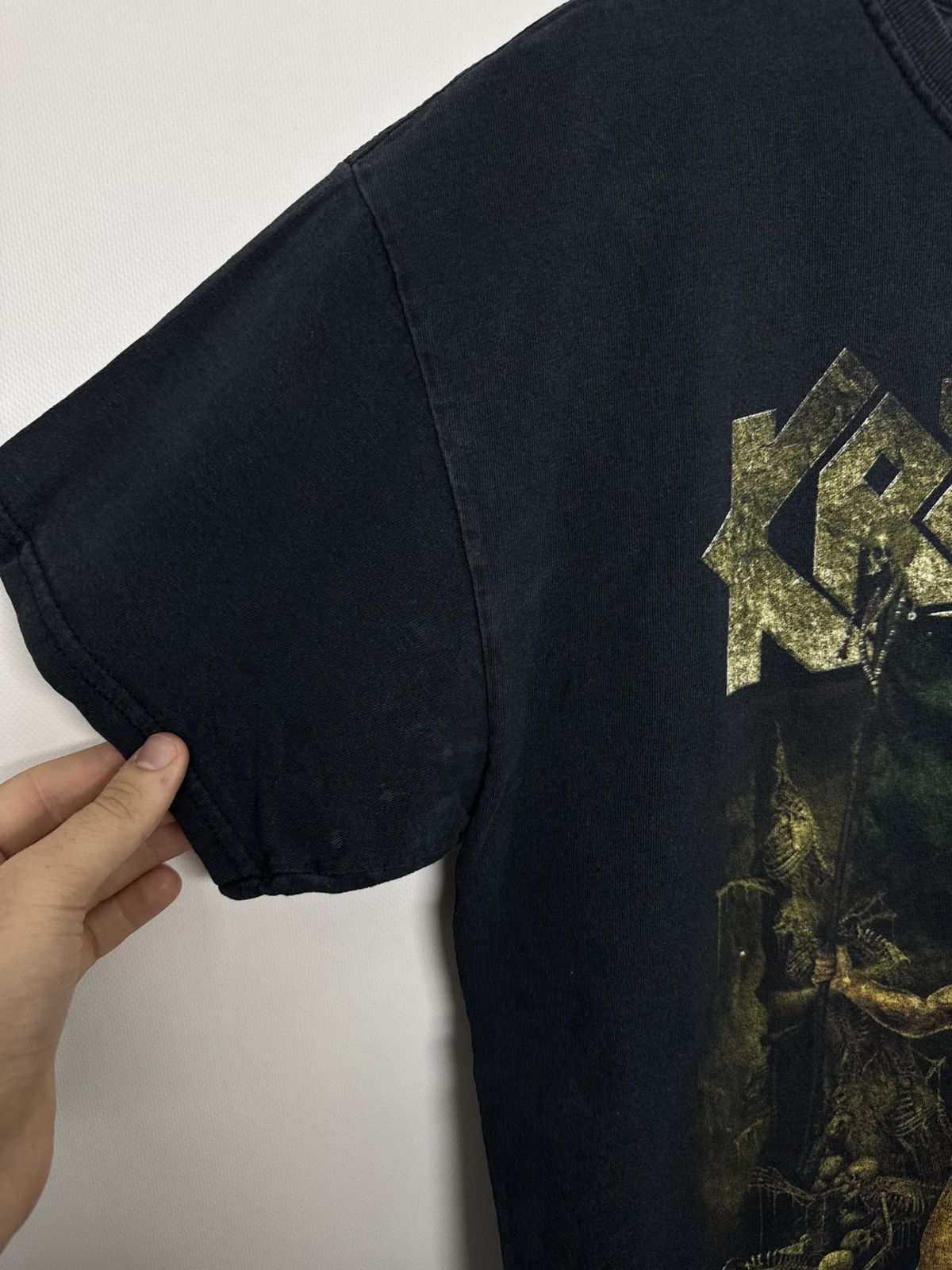 Gildan Vintage Kreator death to the world tour t-shirt Size US L / EU 52-54 / 3 - 11 Thumbnail