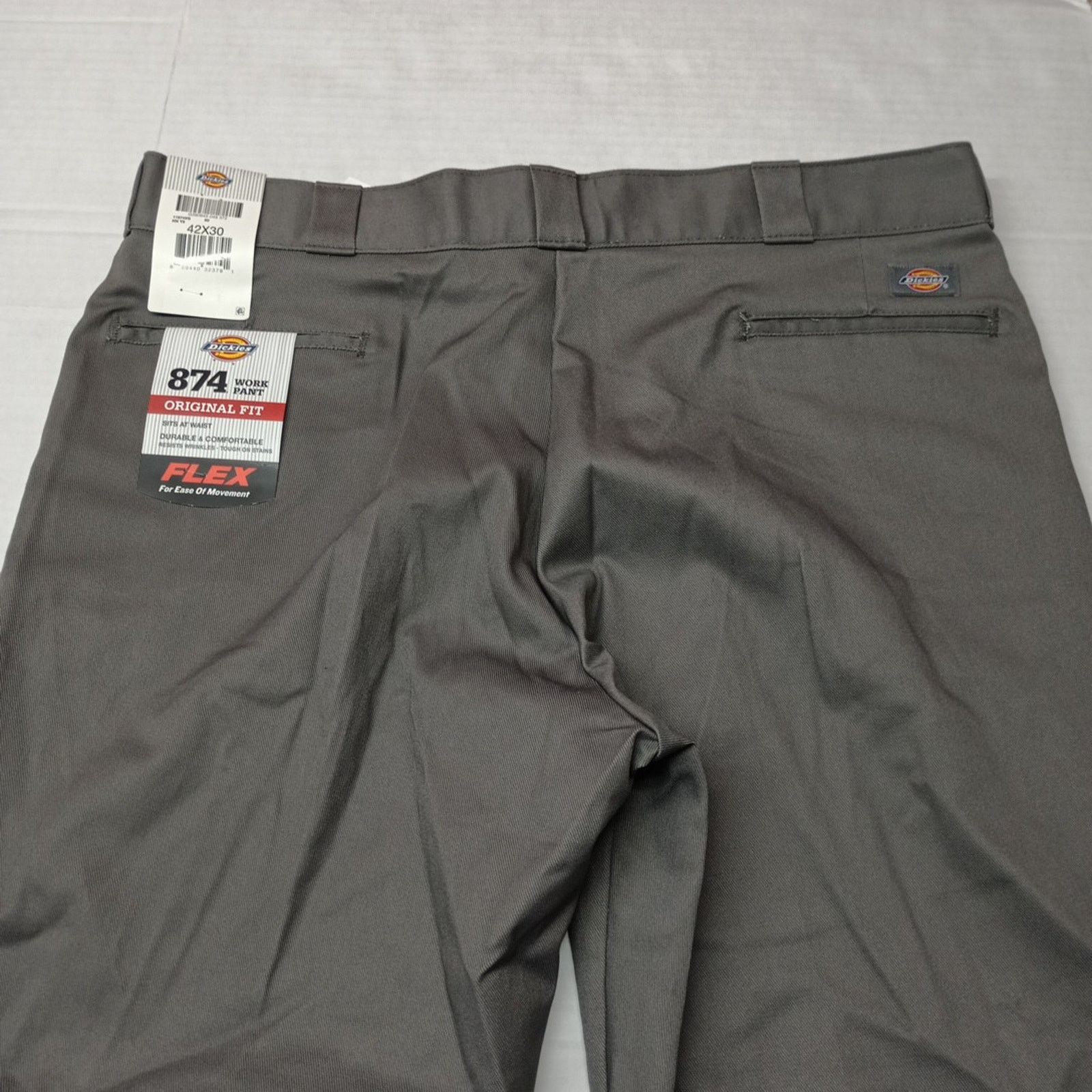 Dickies Dickies 874 Work Pants Men's 42x30 Flex Gray Original Fit Size US 42 / EU 58 - 10 Thumbnail