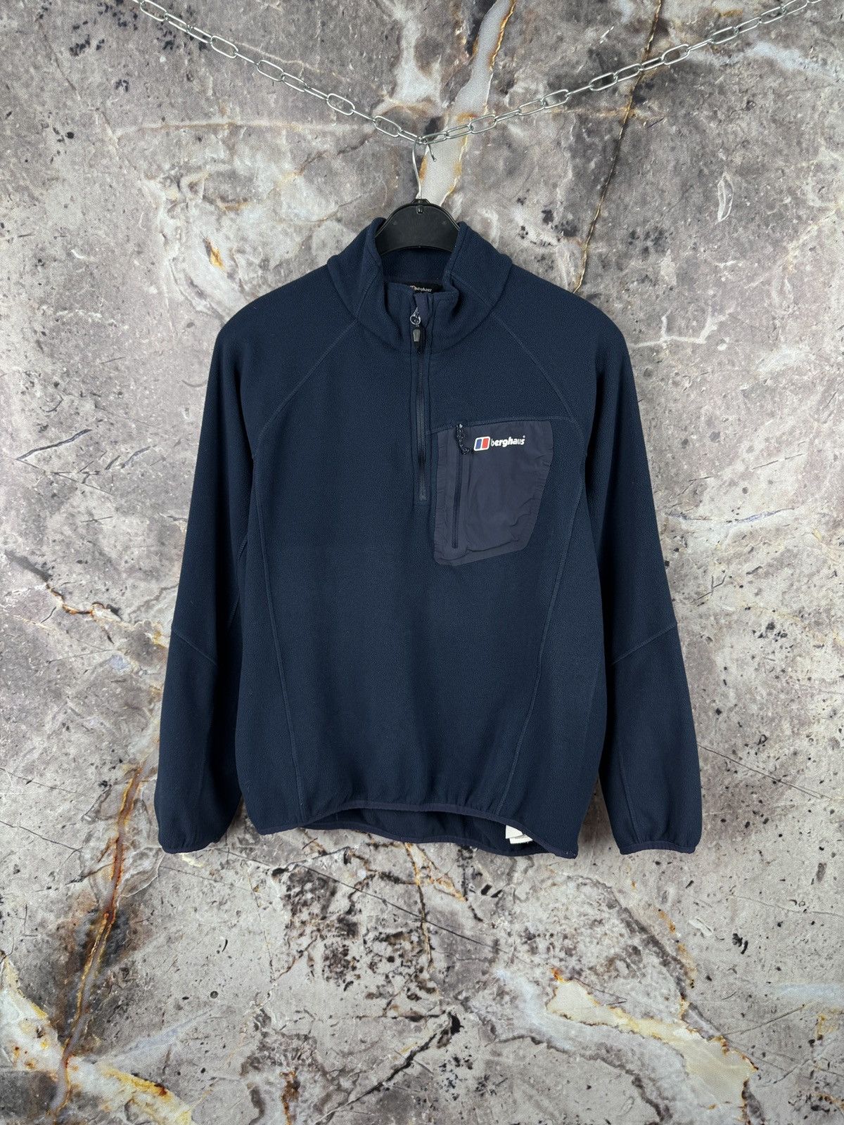 Berghaus Berghaus Men’s 1/4 Zip Fleece Pullover Hiking Outdoor Jacket Size US L / EU 52-54 / 3 - 1 Thumbnail