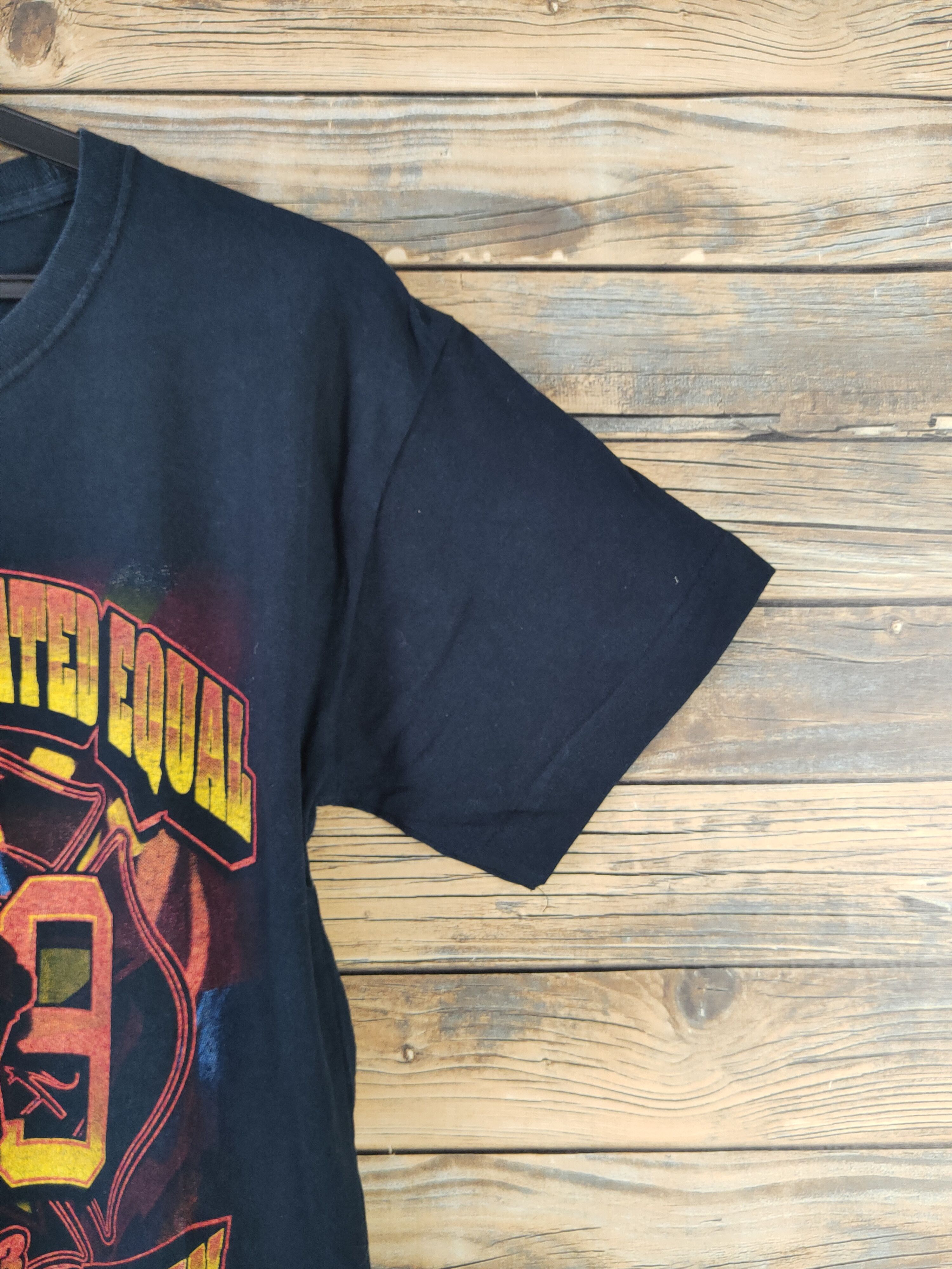 Japanese Brand DL fireman 2013 Navy Short Sleeve T-shirt #2092 Size US XL / EU 56 / 4 - 7 Thumbnail