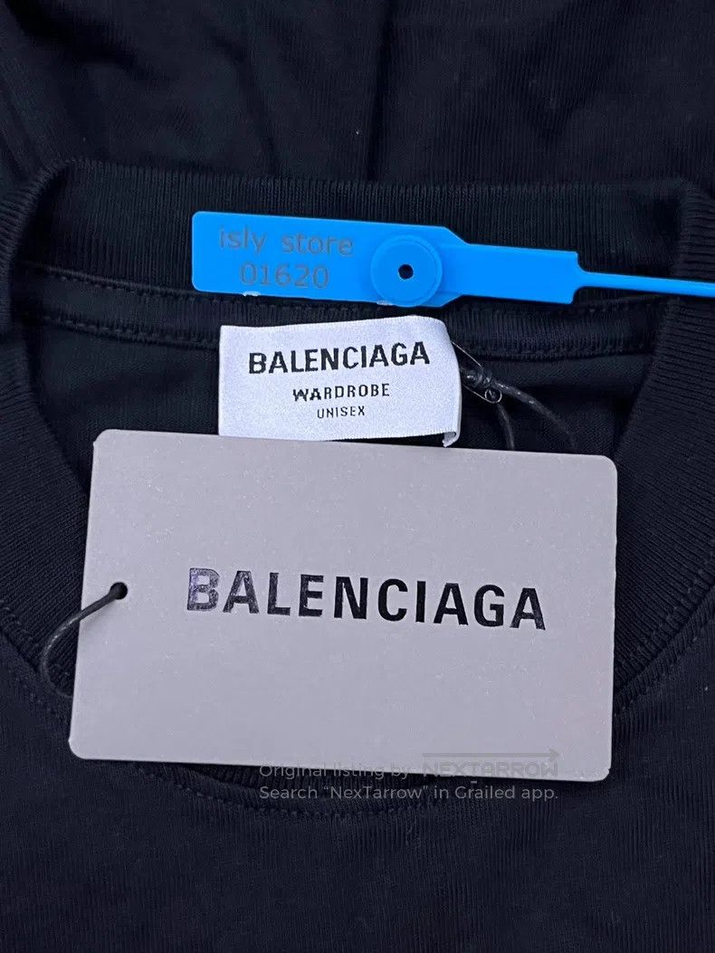 Balenciaga Balenciaga Melted smiley face print casual short-sleeve T- Size US M / EU 48-50 / 2 - 4 Thumbnail