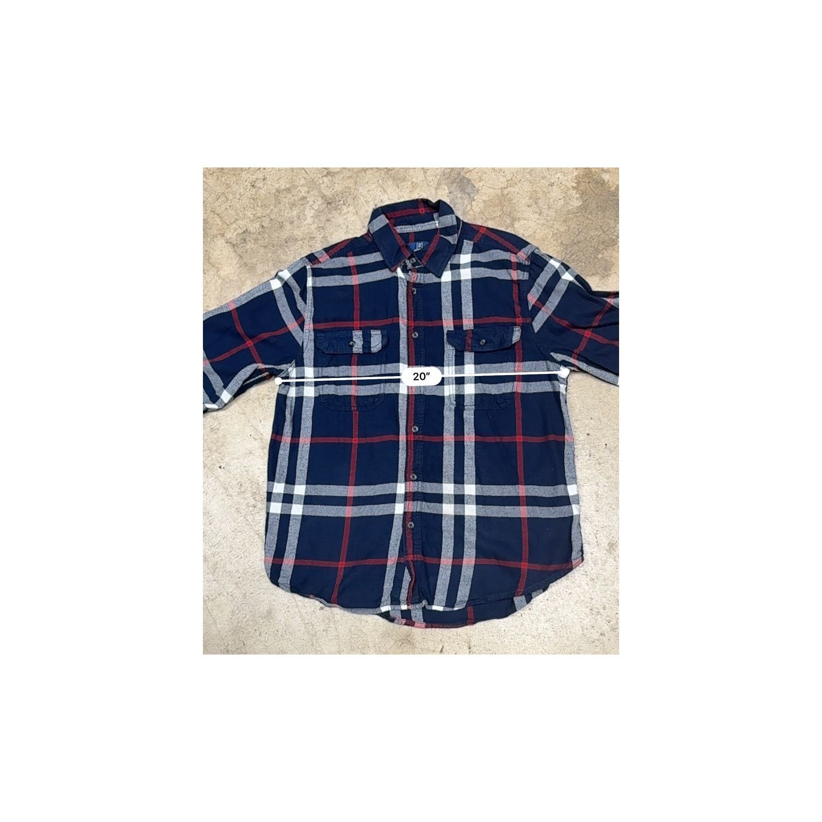 George George Plaid Flannel Button Up Shirt Classic Y2K Streetwear Size US M / EU 48-50 / 2 - 11 Thumbnail