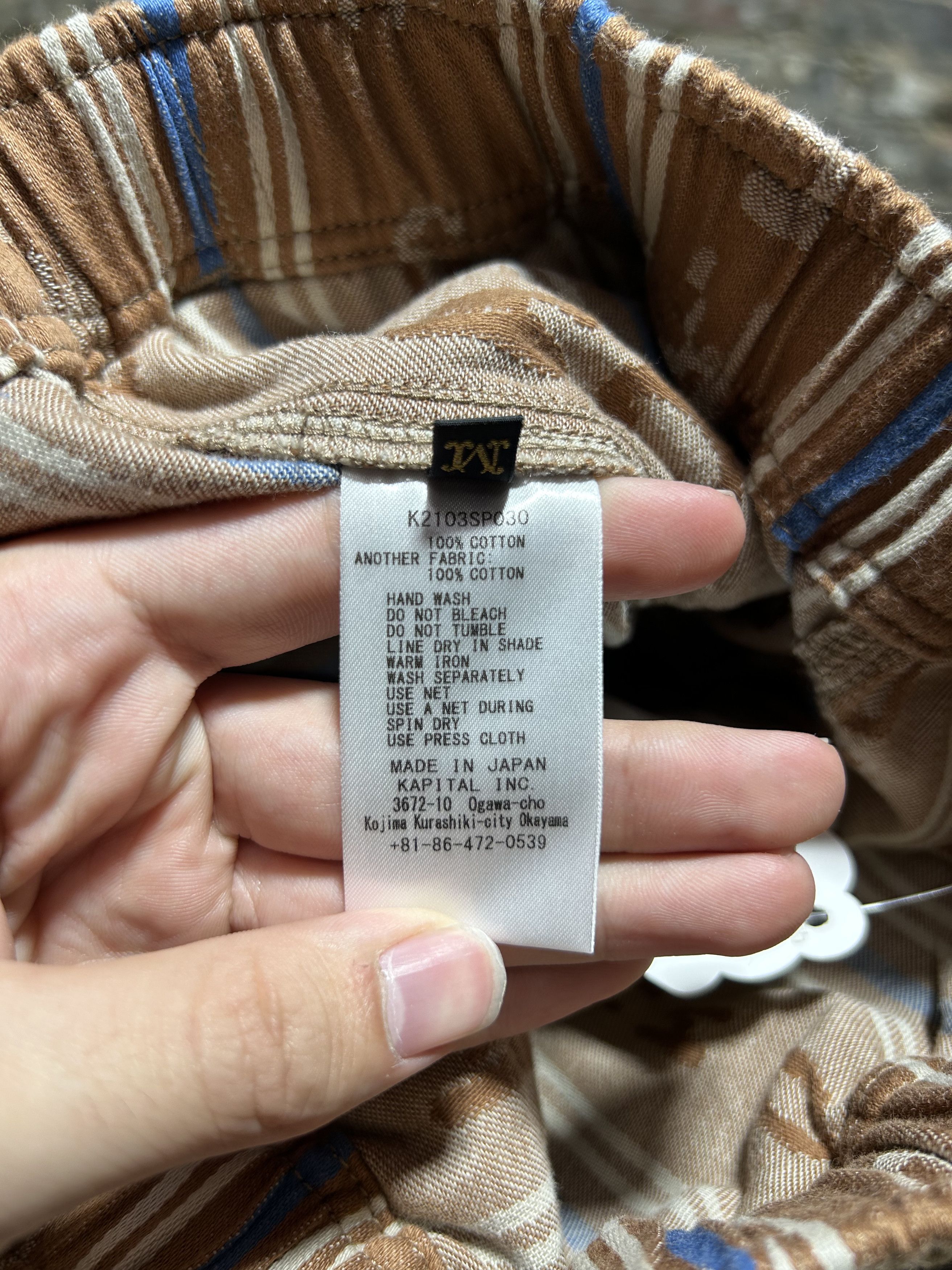 Kapital Kapital Linen Nukes Shorts Size US 30 / EU 46 - 4 Thumbnail