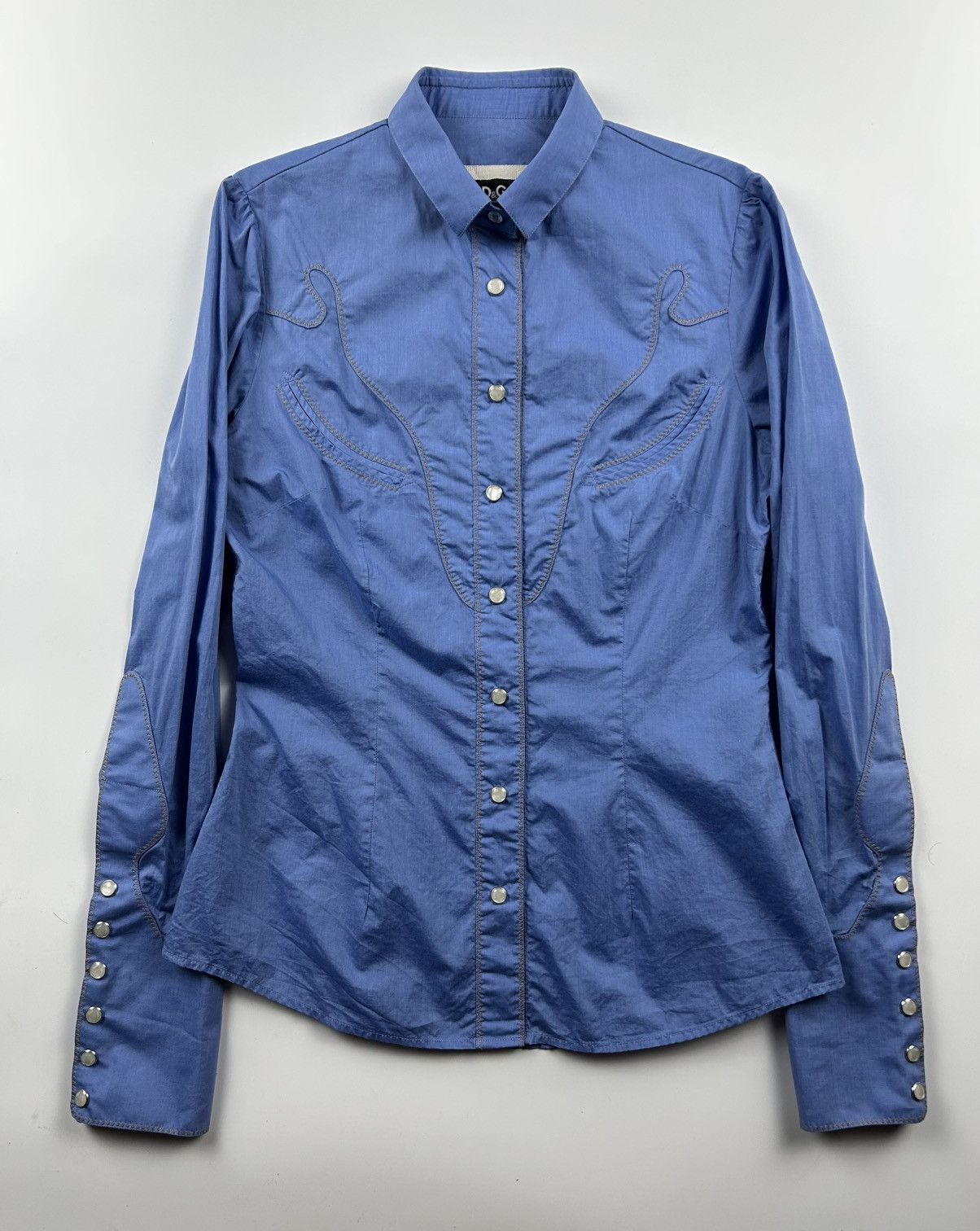 Dolce & Gabbana Dolce and Gabbana Western Shirt Size XS / US 0-2 / IT 36-38 - 1 Thumbnail
