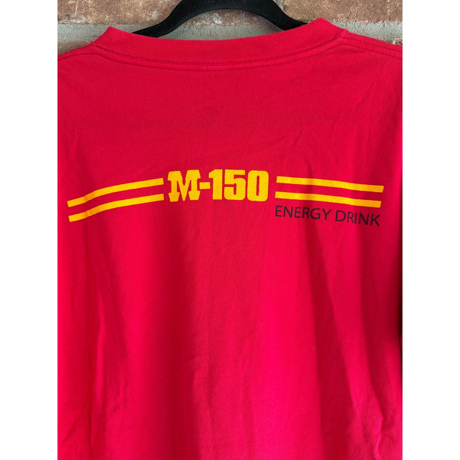 Vintage Vintage M150 Energy Drink Tee Red Double Sided Medium Size US M / EU 48-50 / 2 - 4 Thumbnail