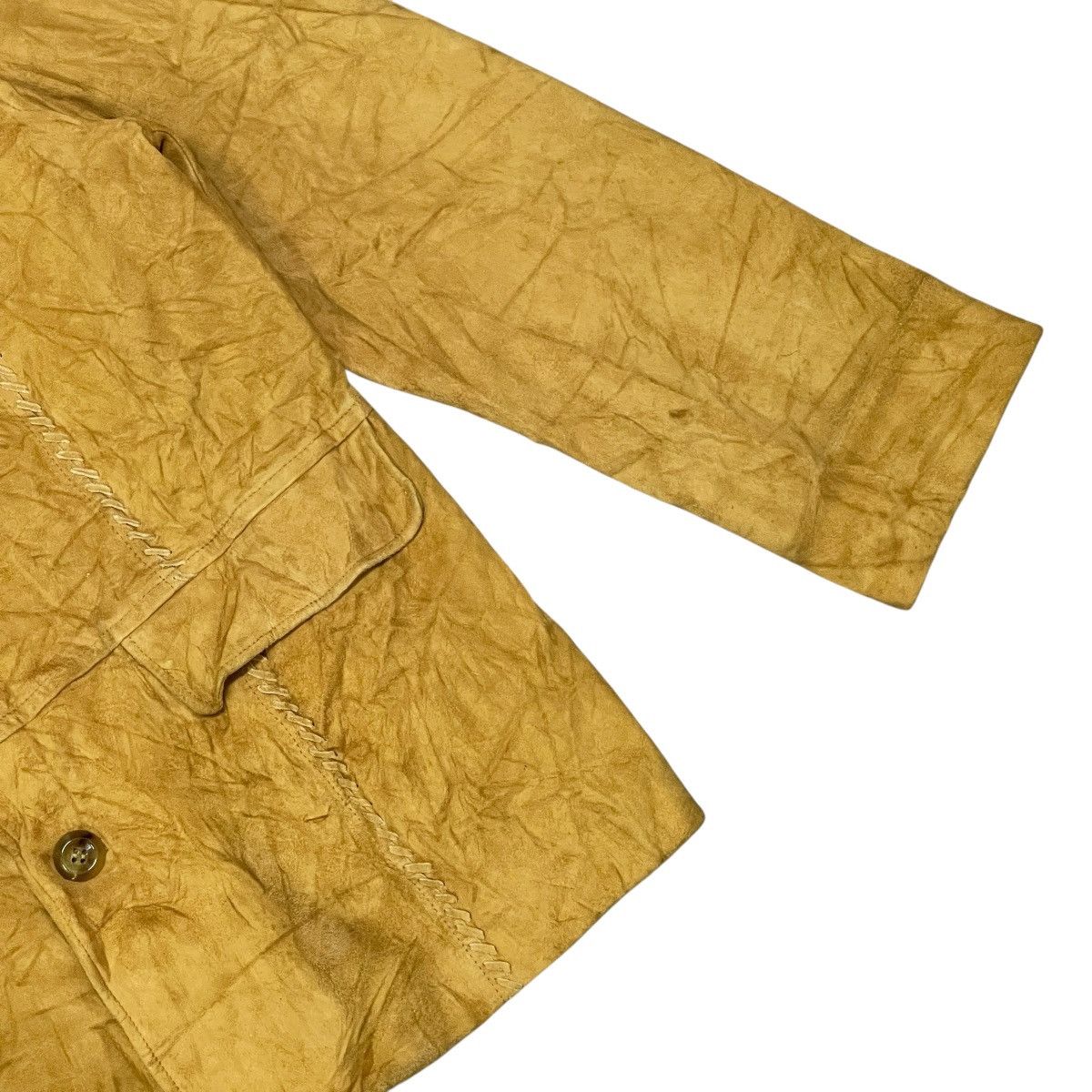 Issey Miyake Vintage Hai Sporting Gear Issey Miyake Sheep Leather Jacket Size US M / EU 48-50 / 2 - 3 Thumbnail
