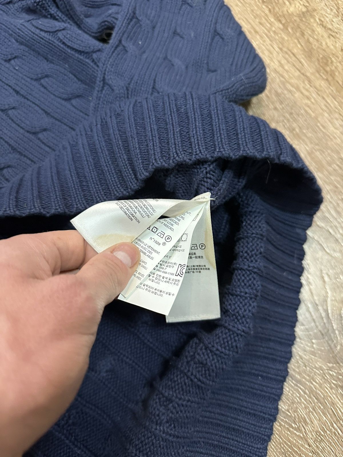 Polo Ralph Lauren Polo Ralph Lauren Cable Knit Sweater Size US L / EU 52-54 / 3 - 7 Thumbnail