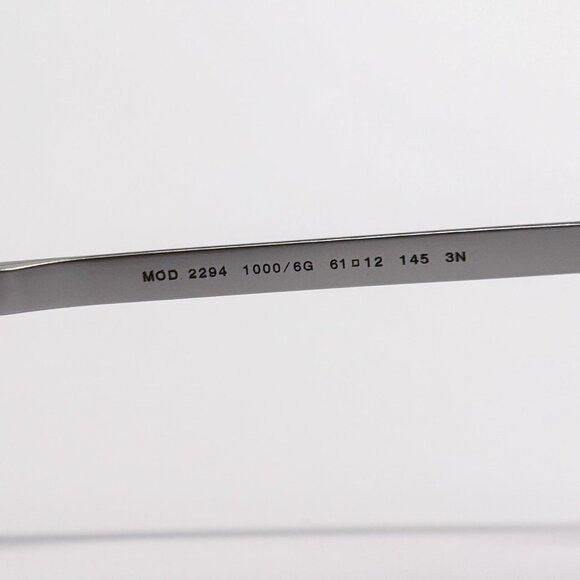 Versace NEW VERSACE SUNGLASSES VE2294 1000/6G SILVER MEN EYEWEAR VE2 Size ONE SIZE - 8 Thumbnail