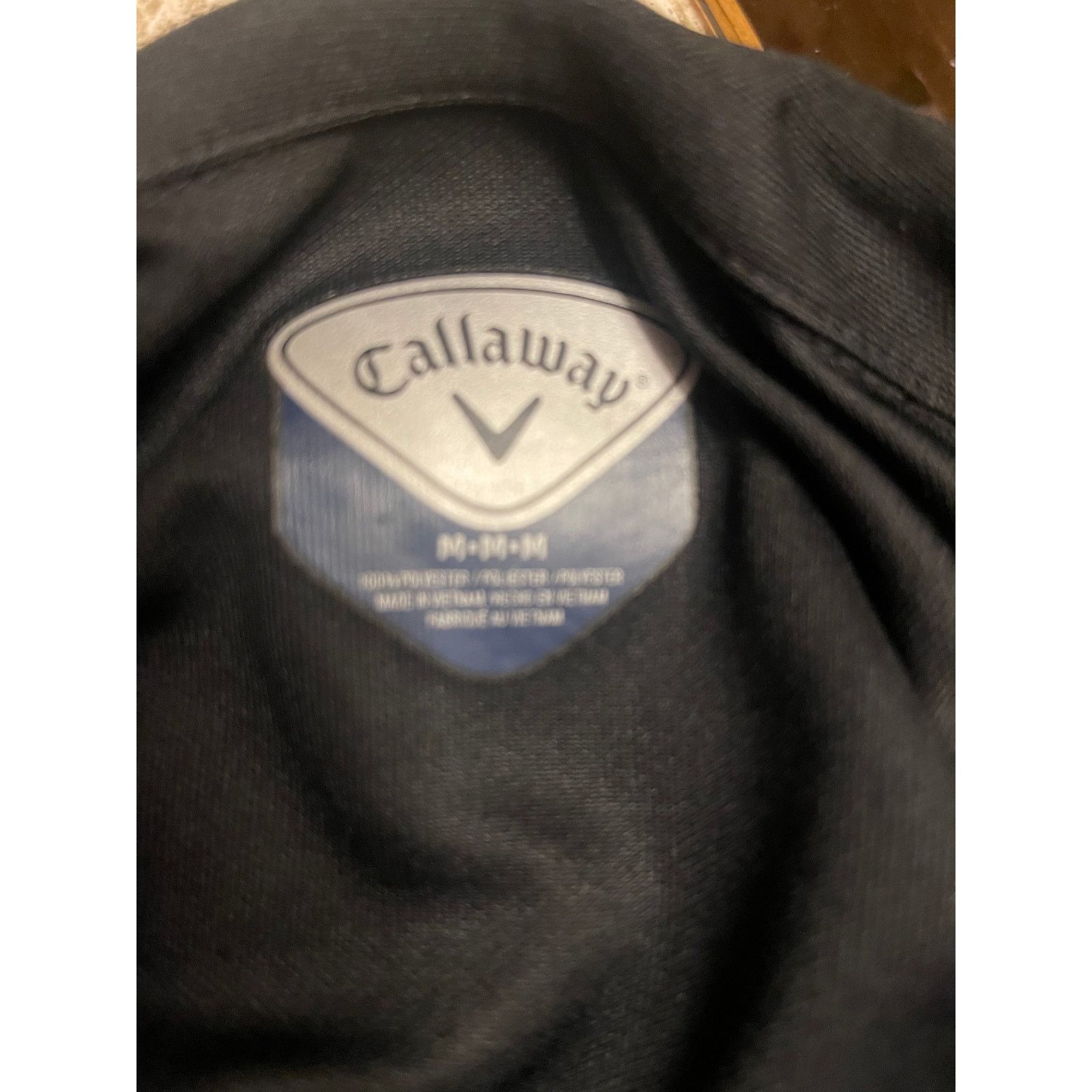 Callaway Golf CALLAWAY Men’s Black Performance Golf Polo – Size Medium Size US M / EU 48-50 / 2 - 3 Thumbnail