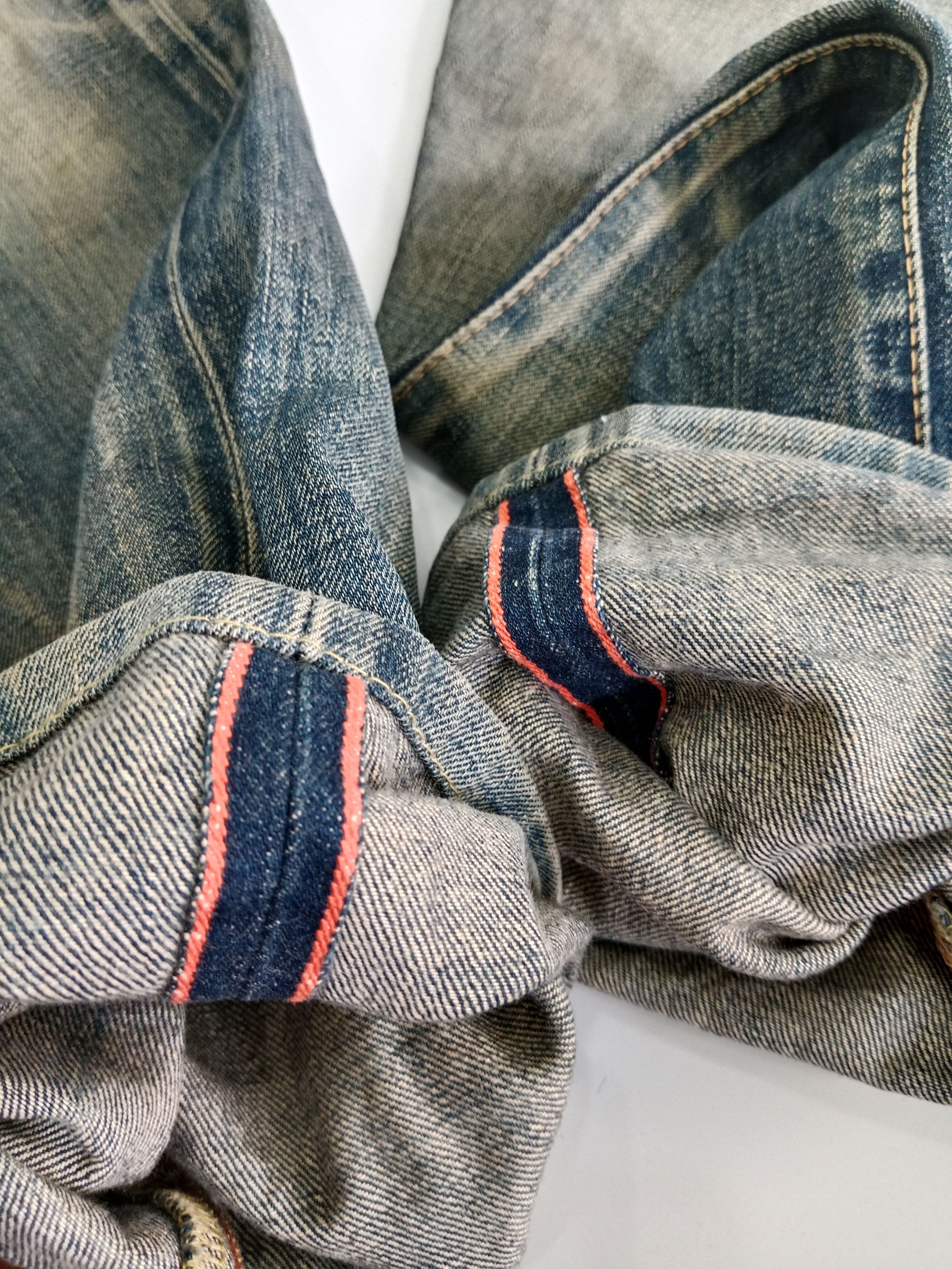 Edwin Edwin Selvedge Distressed Jeans Made in Japan Size US 32 / EU 48 - 11 Thumbnail