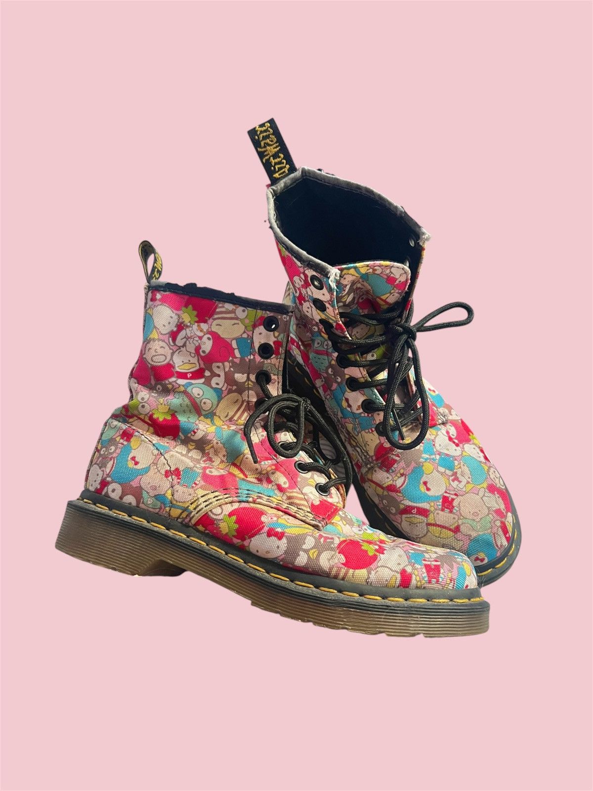 Dr. Martens Dr Martens Hello Kitty Sanrio Limited Edition boots Size US 6 / IT 36 - 1 Thumbnail