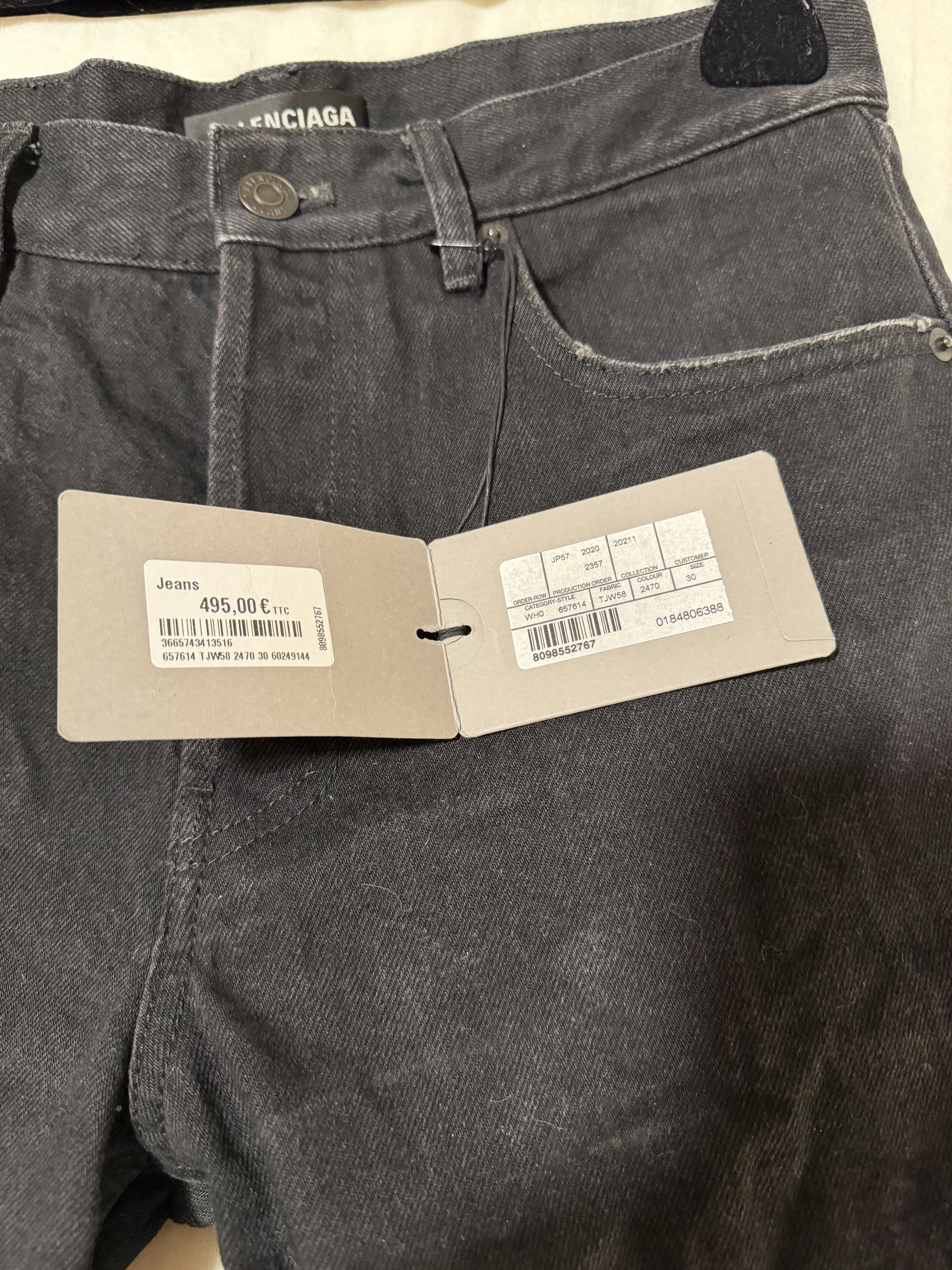 Balenciaga Balenciaga FW22 Rubber heel bite jeans Size US 30 / EU 46 - 6 Thumbnail