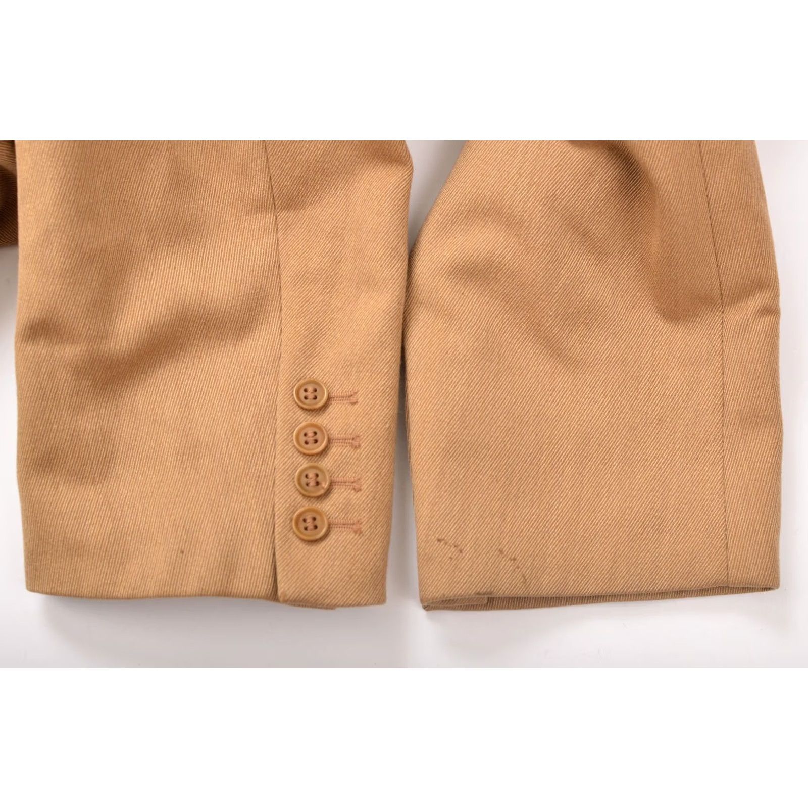 DAKS DAKS London Signature Beige Wool Coat Jacket 87065 Size 52 Men Overcoat Jacket Wool Beige 52 Mens Size US L / EU 52-54 / 3 - 7 Thumbnail