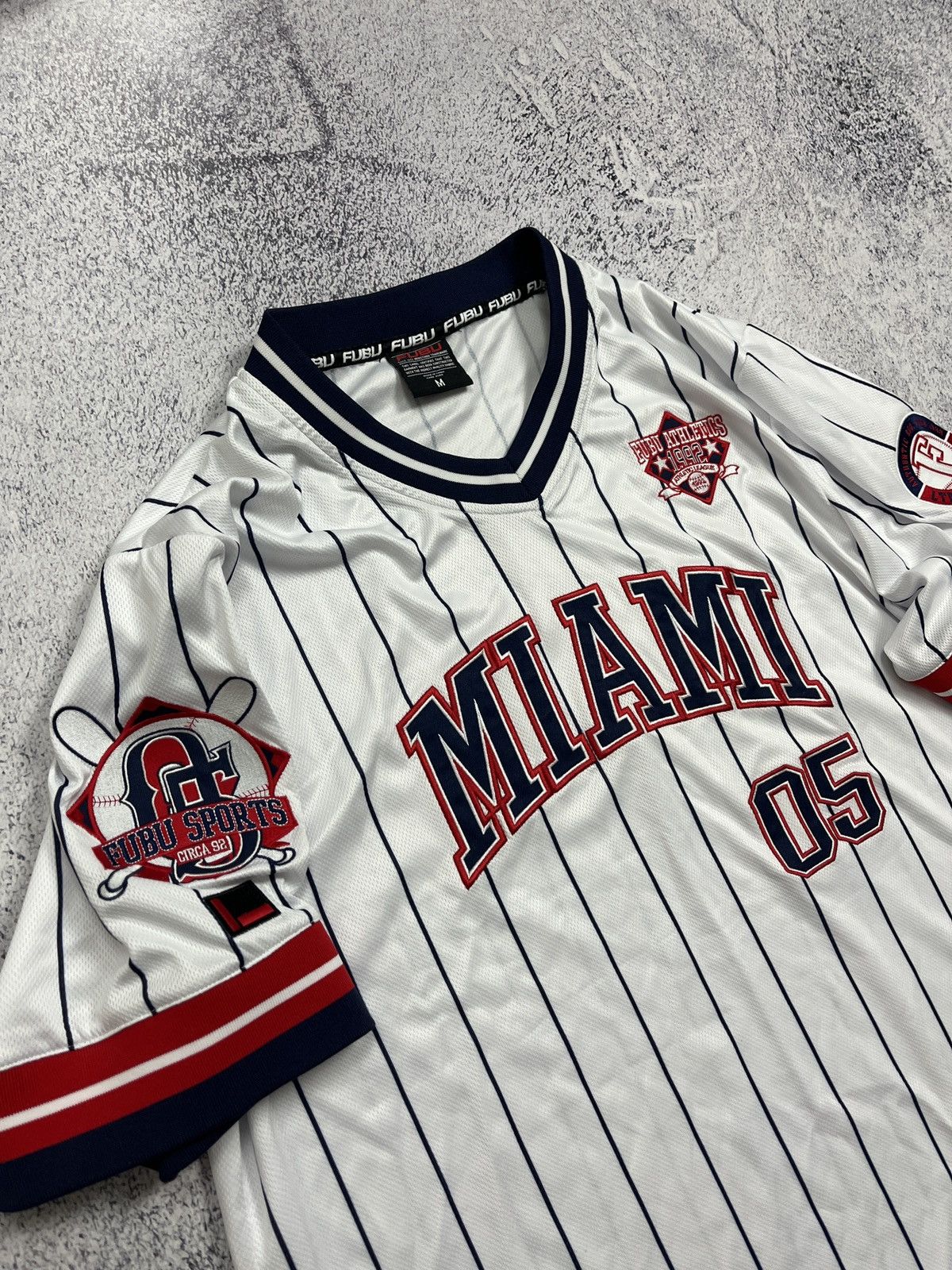 Fubu × Rap Tees Vintage Fubu 05 Limited Miami Jersey Rare Hip Hop Rap Shirt Size US M / EU 48-50 / 2 - 5 Thumbnail