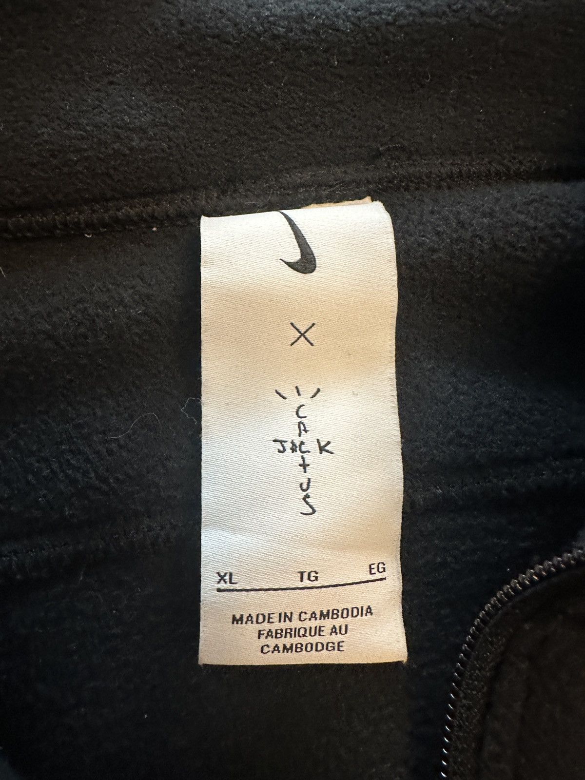 Nike × Travis Scott Cactus Jack Fleece 1/4 Zip Size US L / EU 52-54 / 3 - 2 Thumbnail