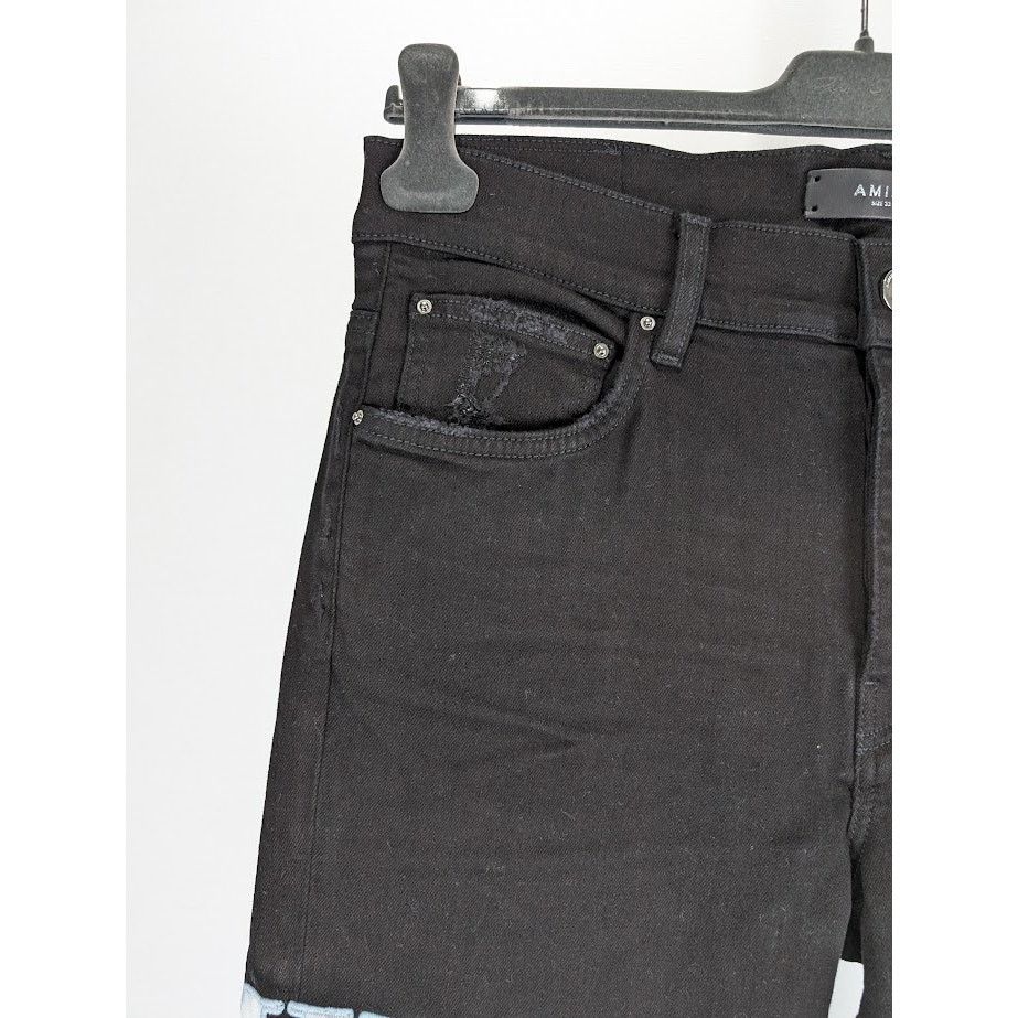 Amiri o1rshd1 Tie Dye Core Logo Jeans in Black Size US 33 - 8 Thumbnail