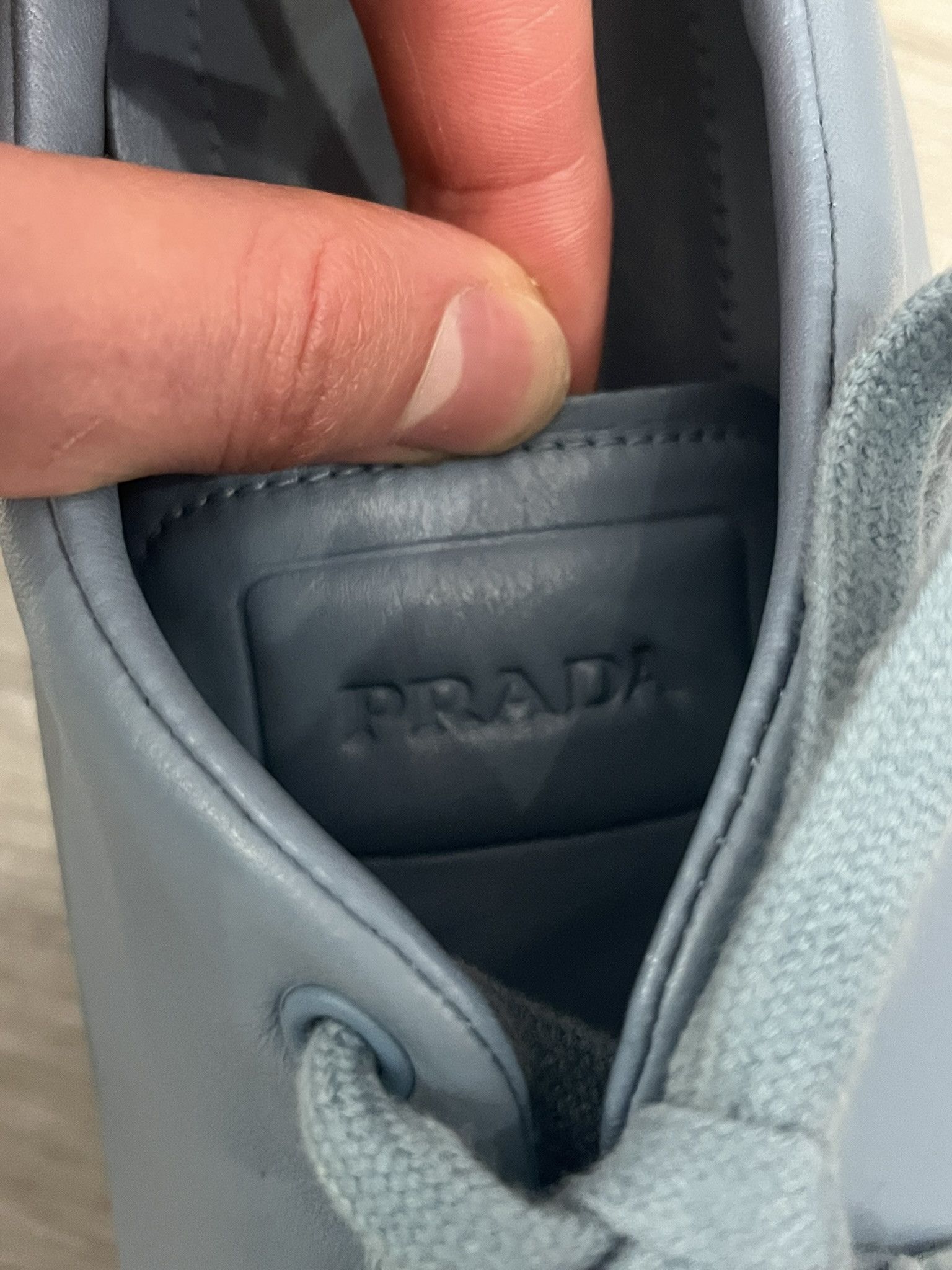 Prada Prada Donna Sneakers Blue Size US 7 / EU 40 - 7 Thumbnail