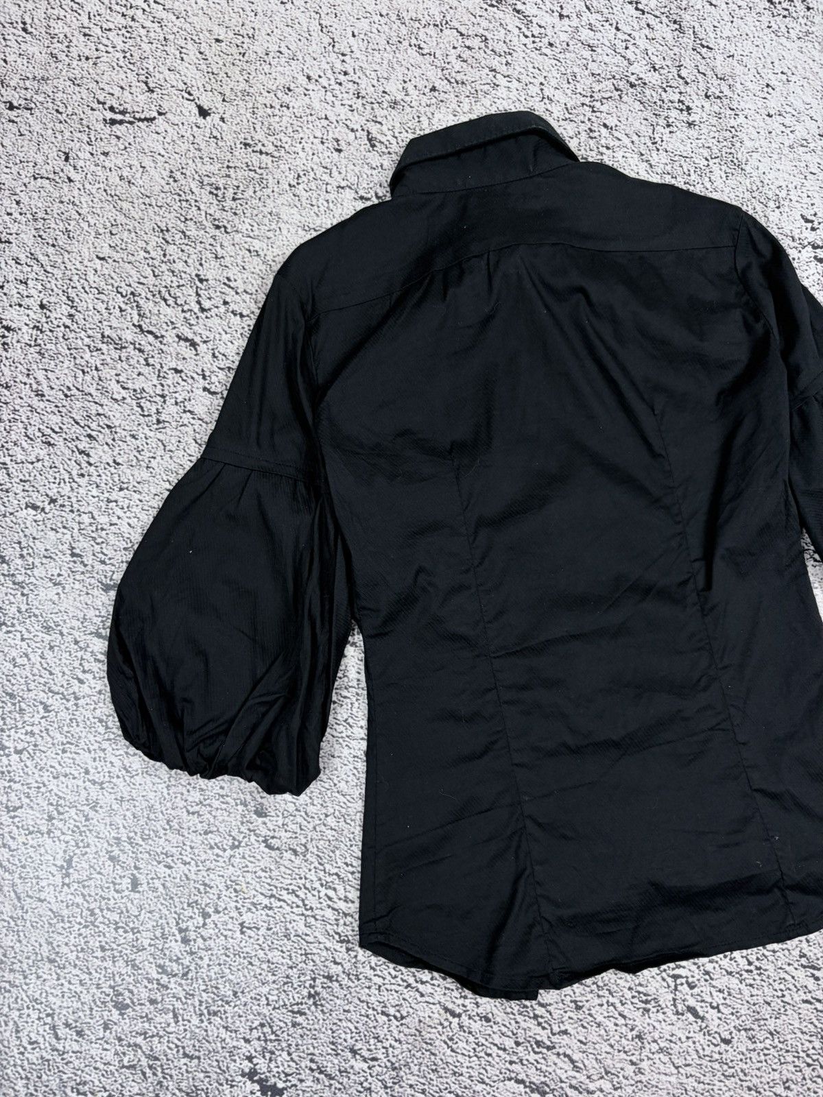 Miss Sixty Archive Miss Sixty Y2K Office Siren Black Puff Sleeve Shirt Size M / US 6-8 / IT 42-44 - 11 Thumbnail
