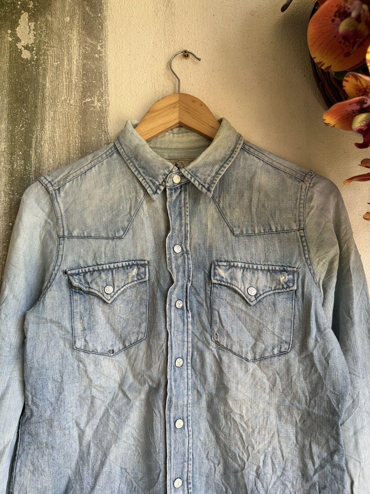 Polo Ralph Lauren 🔅Steals🔅RALPH LAUREN DENIM LONG SLEEVE SHIRT Size US M / EU 48-50 / 2 - 5 Thumbnail
