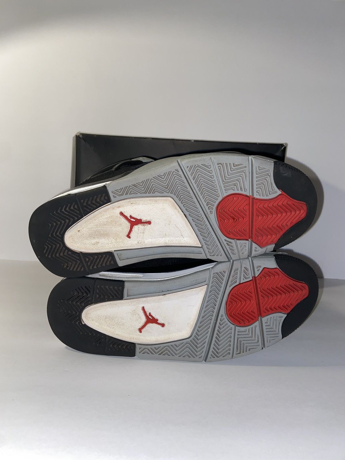 Jordan Brand Jordan 4 Retro Black Canvas (GS) US 6.5Y Used Size US 6.5 / EU 39-40 - 5 Thumbnail