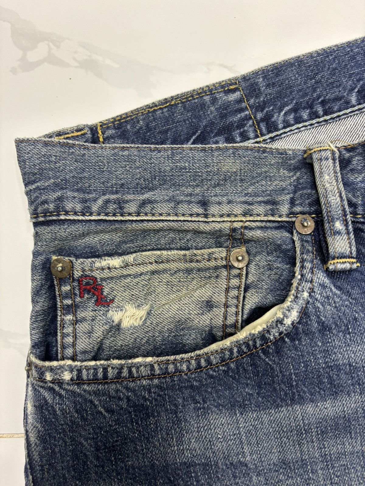 Polo Ralph Lauren Polo Ralph Lauren Spring 2011 Slim Straight Denim Jean Size US 37 - 15 Thumbnail