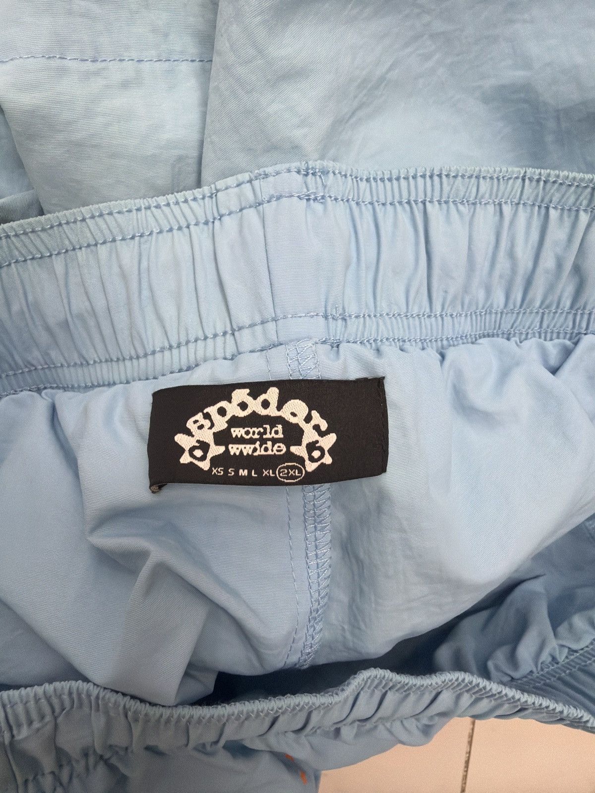 Sp5der Sp5der OG Web Double Layer Short "Light Blue" Size US 40 / EU 56 - 3 Thumbnail