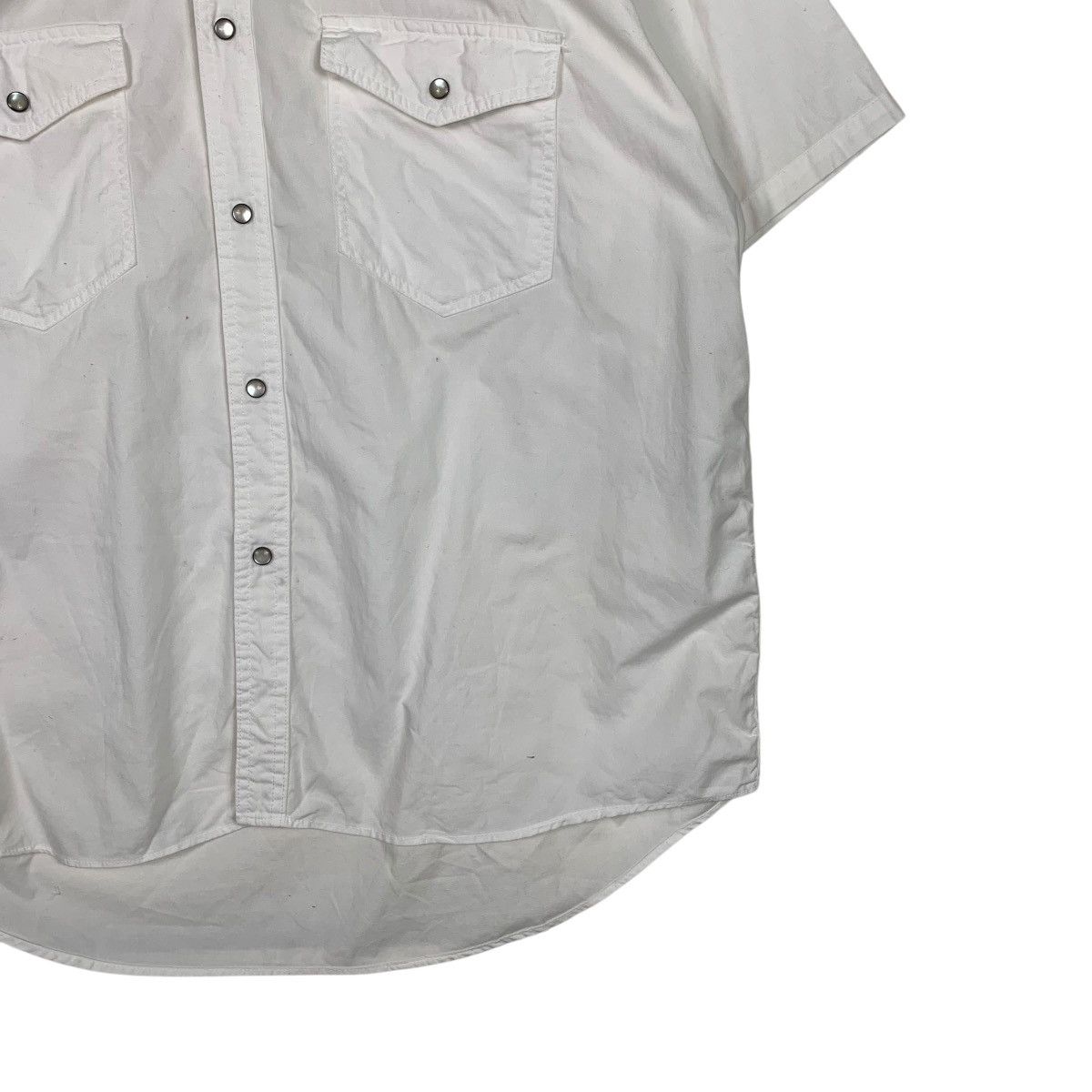 Japanese Brand OFF ROAD White Work Shirt Button Up Western Shirt #1934-C84 Size US L / EU 52-54 / 3 - 6 Thumbnail