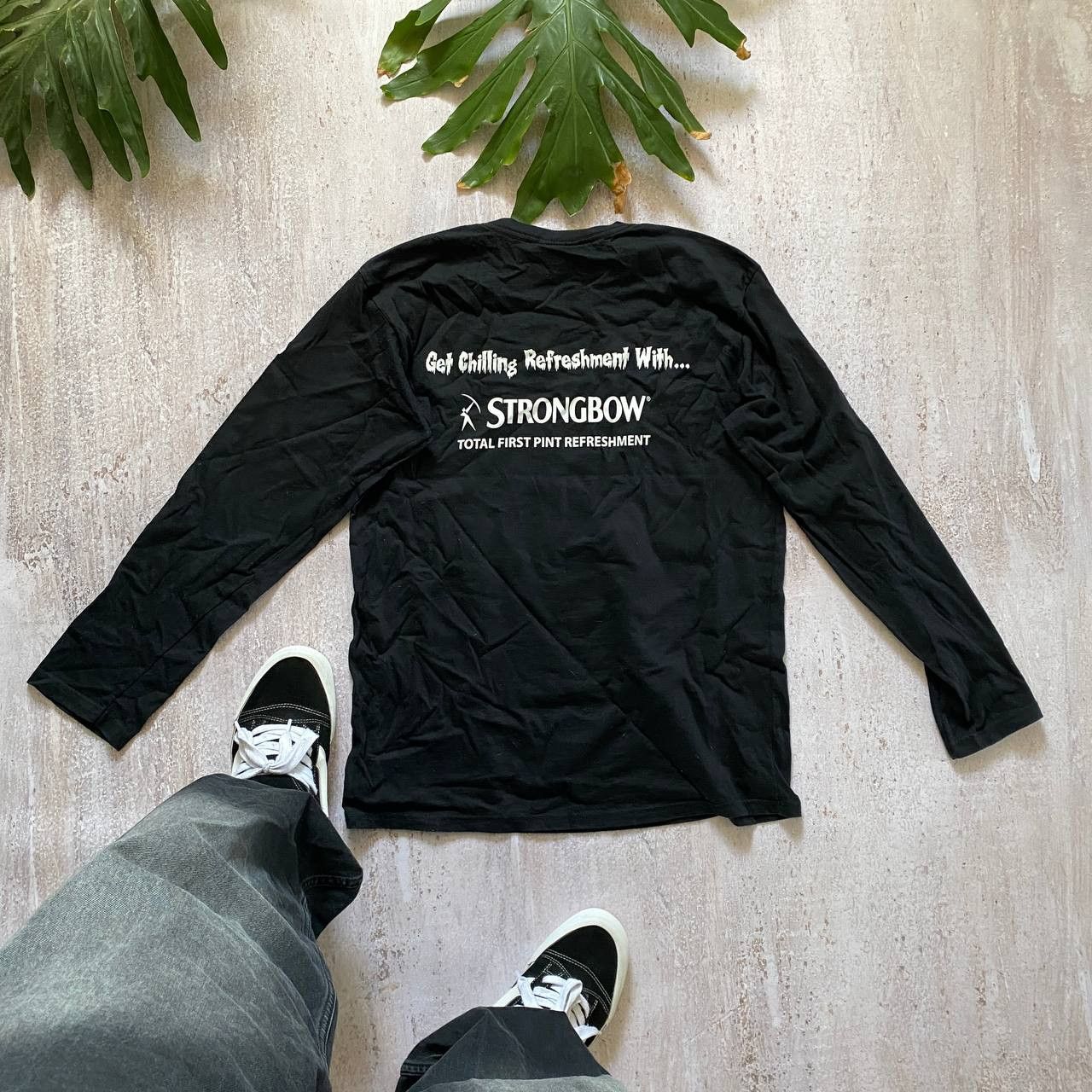 Japanese Brand VINTAGE Y2K STRONGBOW AMAZING SKELETON LONG SLEEVE Size US XL / EU 56 / 4 - 2 Thumbnail