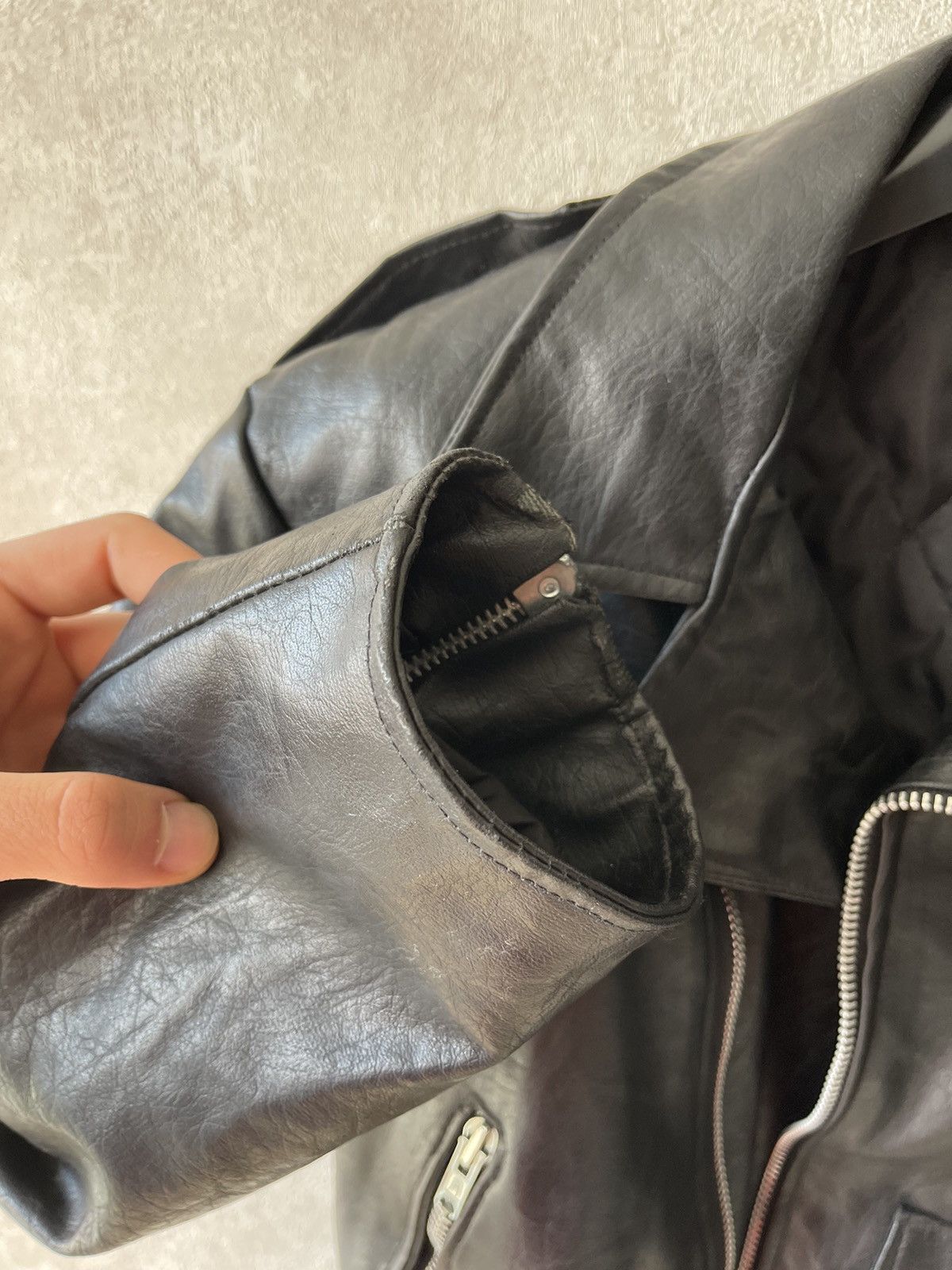 Vintage Vintage Faux Leather Perfecto Biker Jacket / Double Rider Size XS / US 0-2 / IT 36-38 - 7 Thumbnail
