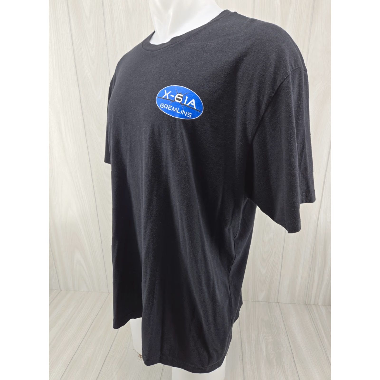 Next Level VINTAGE Dynetics Company X-61A Gremlins Men's Black T-shirt 2XL Size US XXL / EU 58 / 5 - 5 Thumbnail