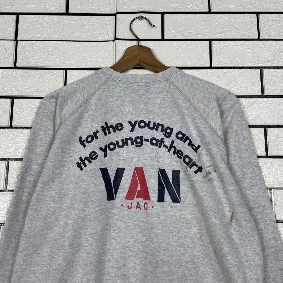Japanese Brand Japanese Brand Van Big Logo Sweatshirt Size US S / EU 44-46 / 1 - 8 Thumbnail