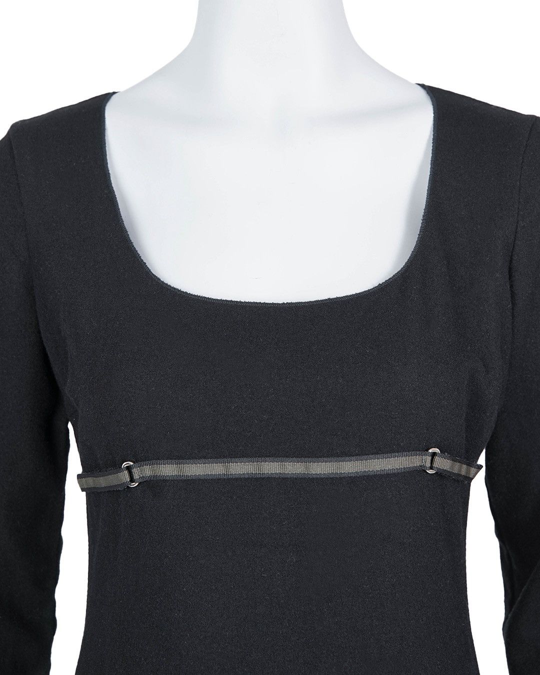 Miu Miu Miu Miu S/S2000 Belted Wool Dress Size S / US 4 / IT 40 - 3 Thumbnail