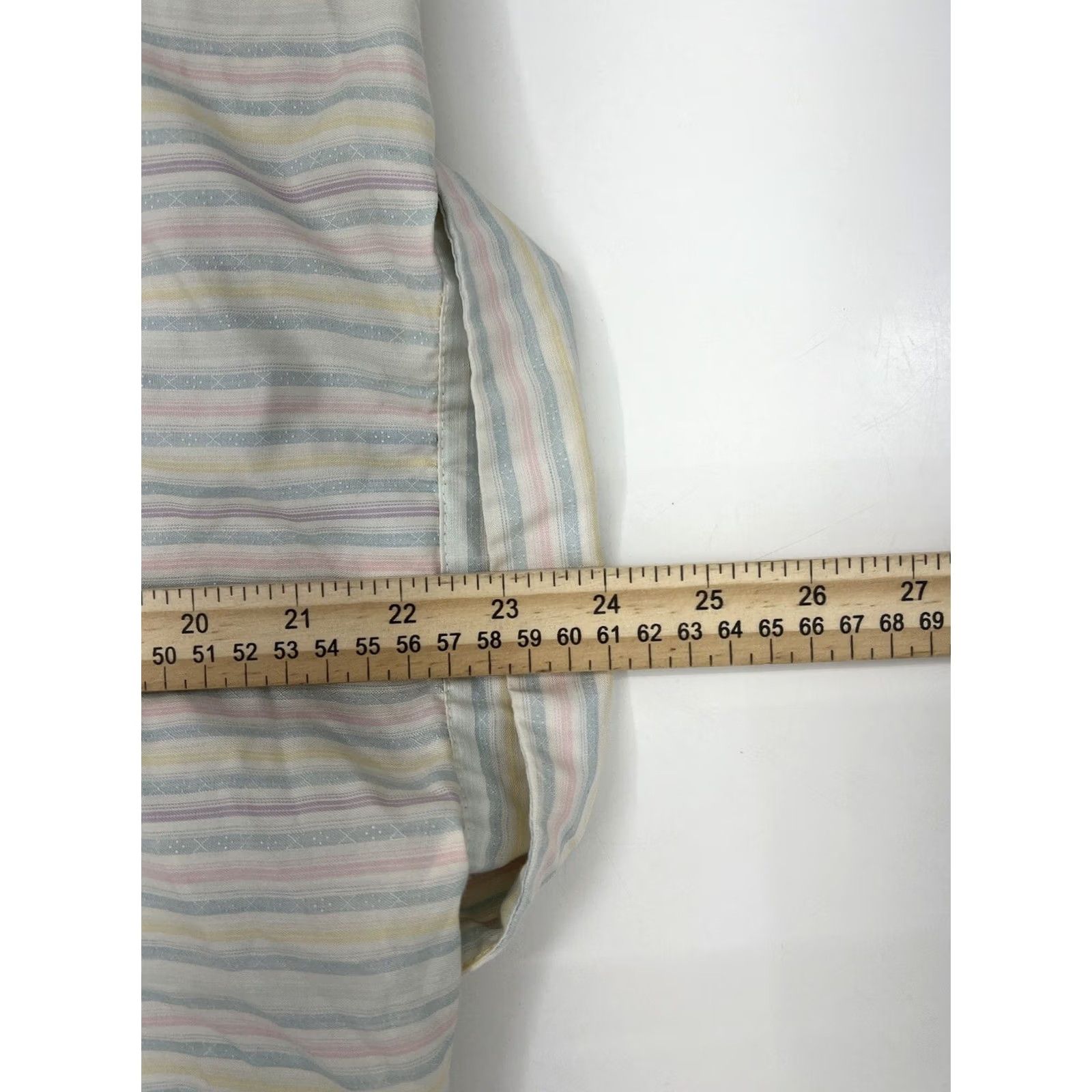 Vintage VINTAGE Present Tense Shirt Size 13 White Striped Short Sleeve Button Up Womens Size XL / US 12-14 / IT 48-50 - 7 Thumbnail