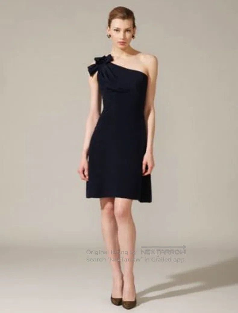 Valentino Valentino Mulberry silk one-shoulder dress Size M / US 6-8 / IT 42-44 - 1 Thumbnail