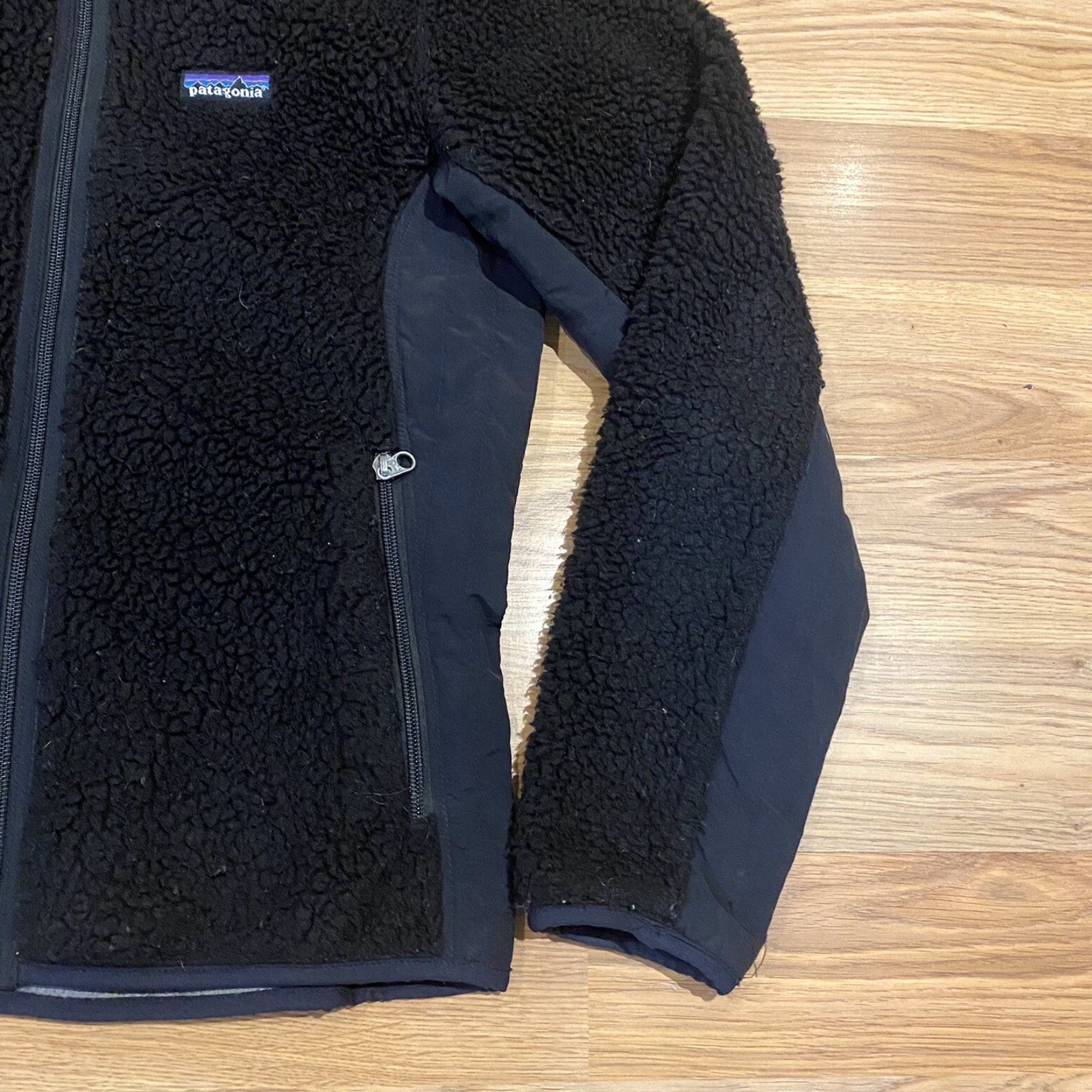 Patagonia Patagonia Jacket Black Synchilla Retro-X Deep Pile Fleece Full Zip Womens Medium Size M / US 6-8 / IT 42-44 - 5 Thumbnail
