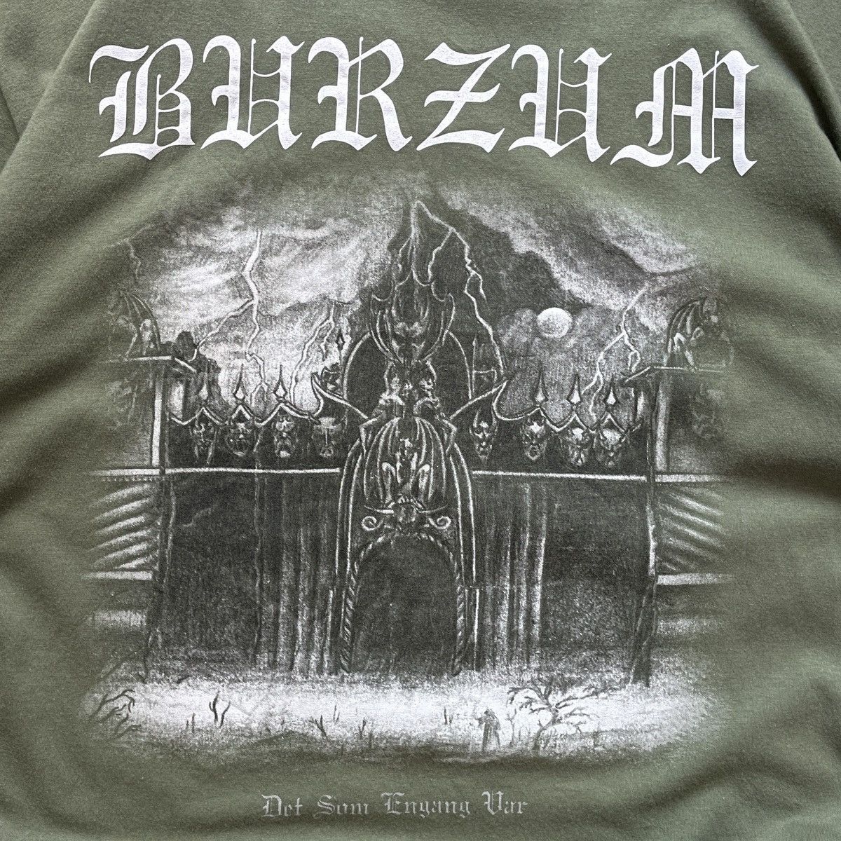 Band Tees BURZUM Det som engang var 1993 black metal T Shirt Size US M / EU 48-50 / 2 - 2 Thumbnail