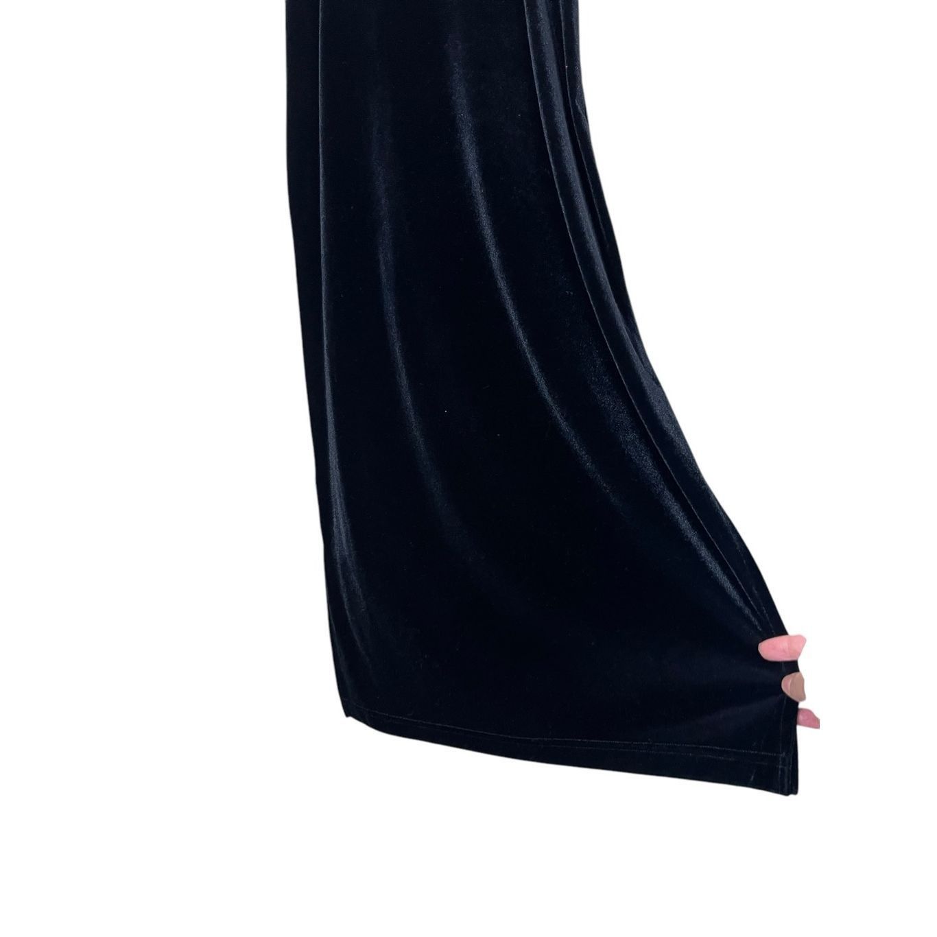 Merona Vintage Merona Black Velvet Maxi Skirt Size XS Size 26" / US 2 / IT 38 - 4 Thumbnail