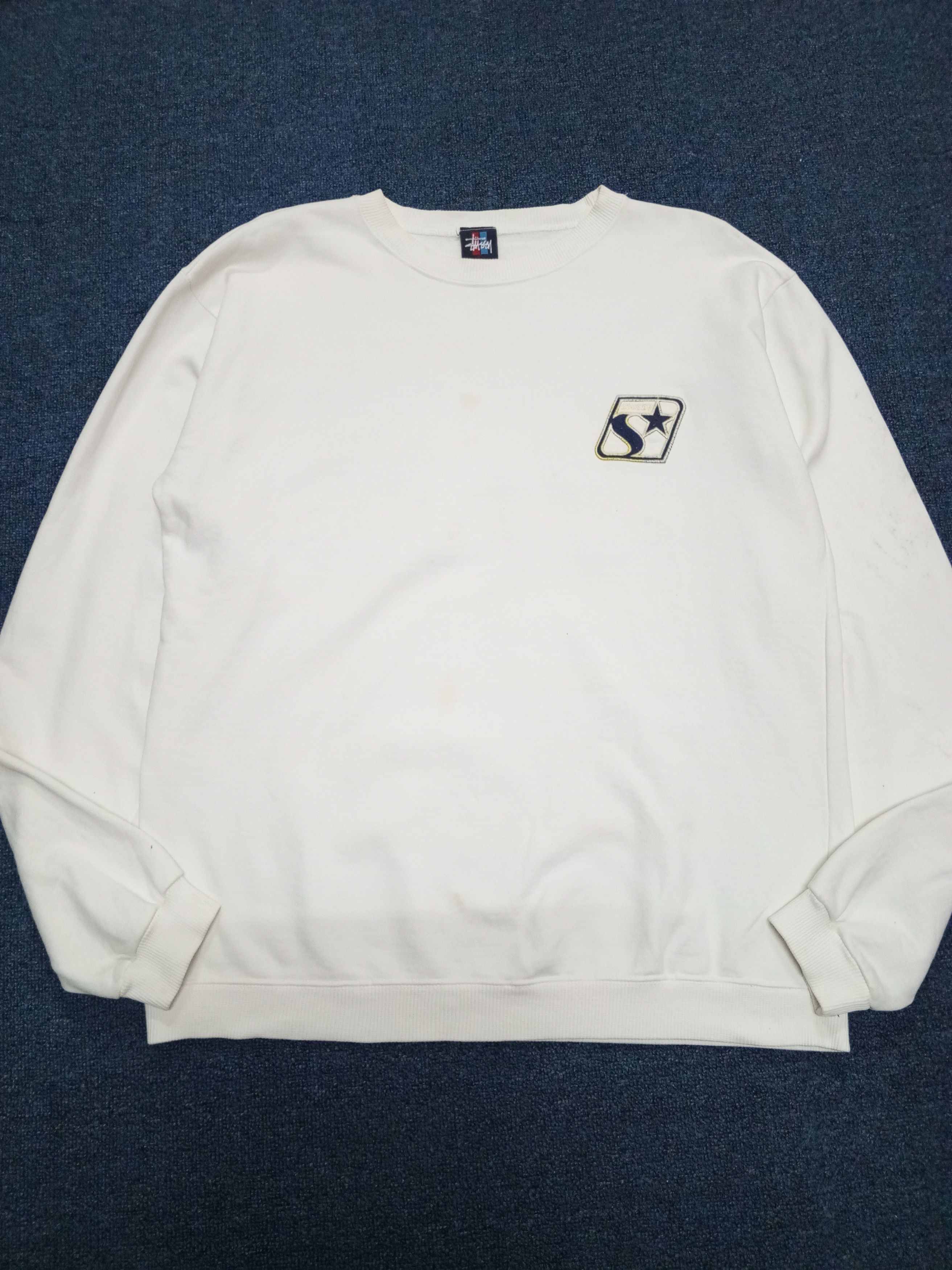 Stussy 🔥90s stussy star rare white 🔥 Size US L / EU 52-54 / 3 - 3 Thumbnail