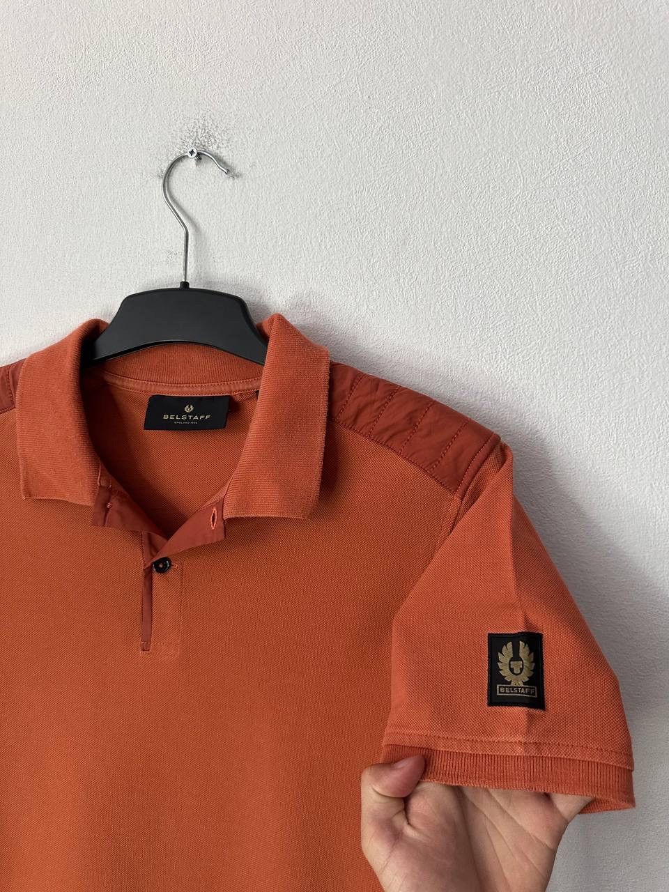 Belstaff Belstaff Polo Button Shirt Orange Mens Size M Size US M / EU 48-50 / 2 - 3 Thumbnail