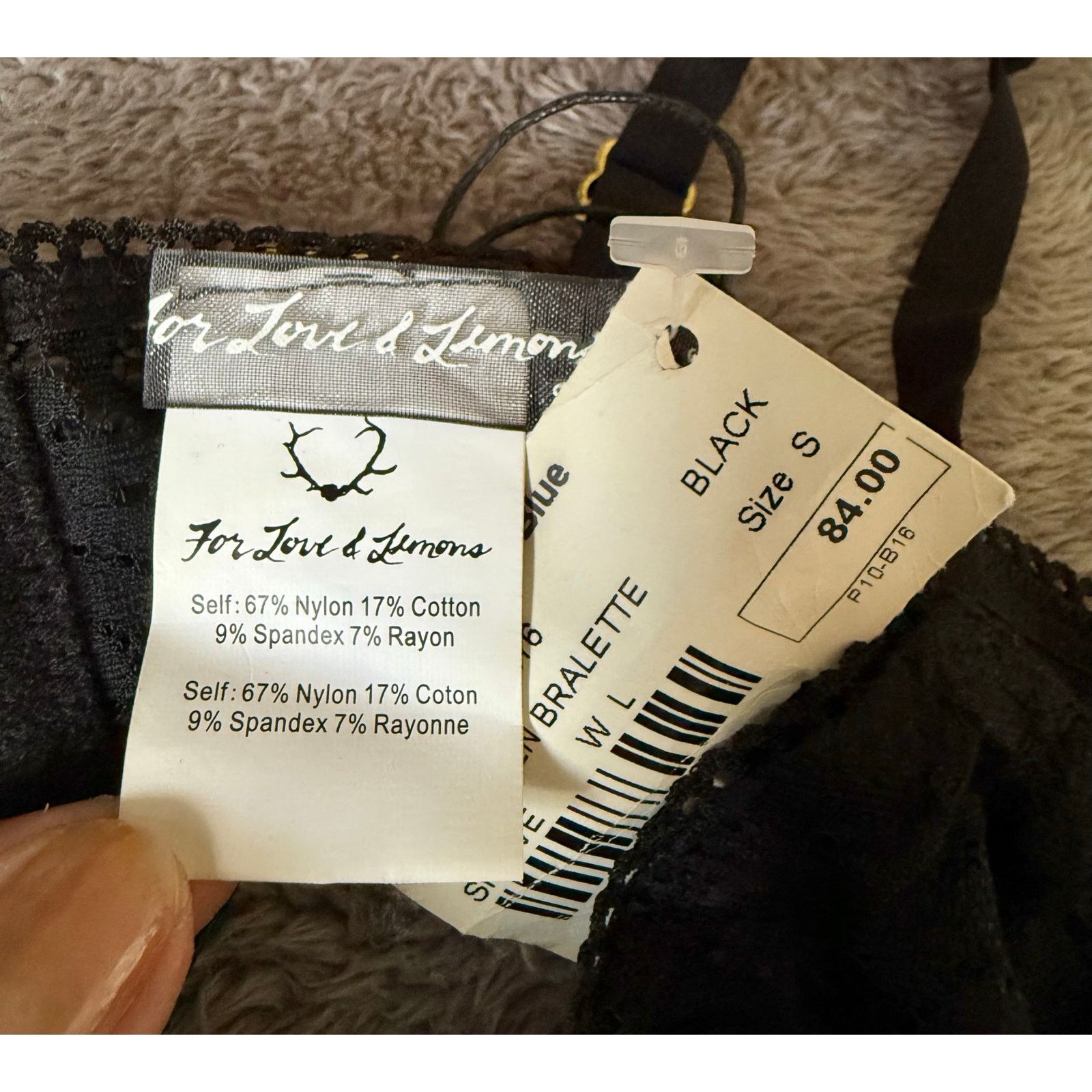 For Love & Lemons NWT For Love and Lemons Sex Kitten Bralette size S $90 Size ONE SIZE - 8 Thumbnail