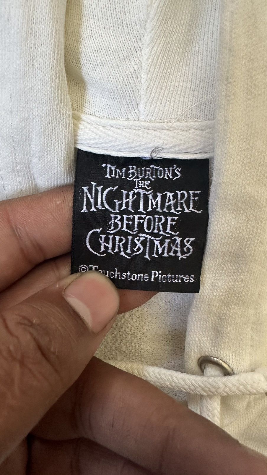 Vintage VINTAGE NIGHTMARE BEFORE CHRISTMAS HOODIE Size US XL / EU 56 / 4 - 8 Thumbnail