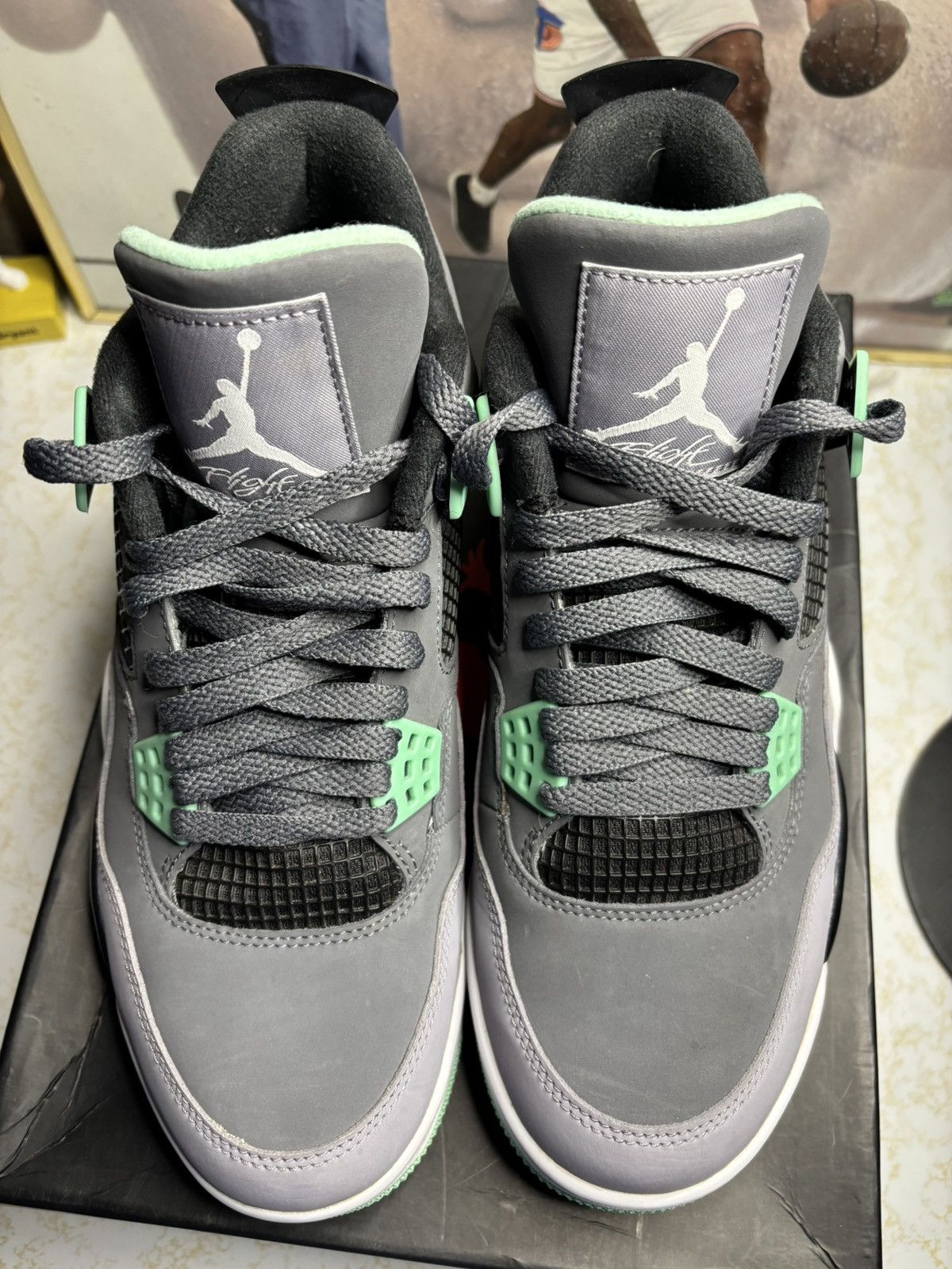 Jordan Brand Jordan Retro 4 ‘green glow’ Size US 8.5 / EU 41-42 - 2 Thumbnail