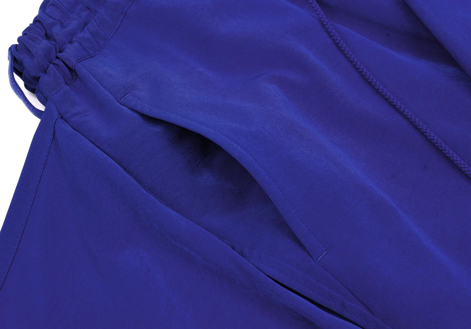 Yohji Yamamoto Crepe Drape Wrap Pants in Blue Size US 34 / EU 50 - 7 Thumbnail