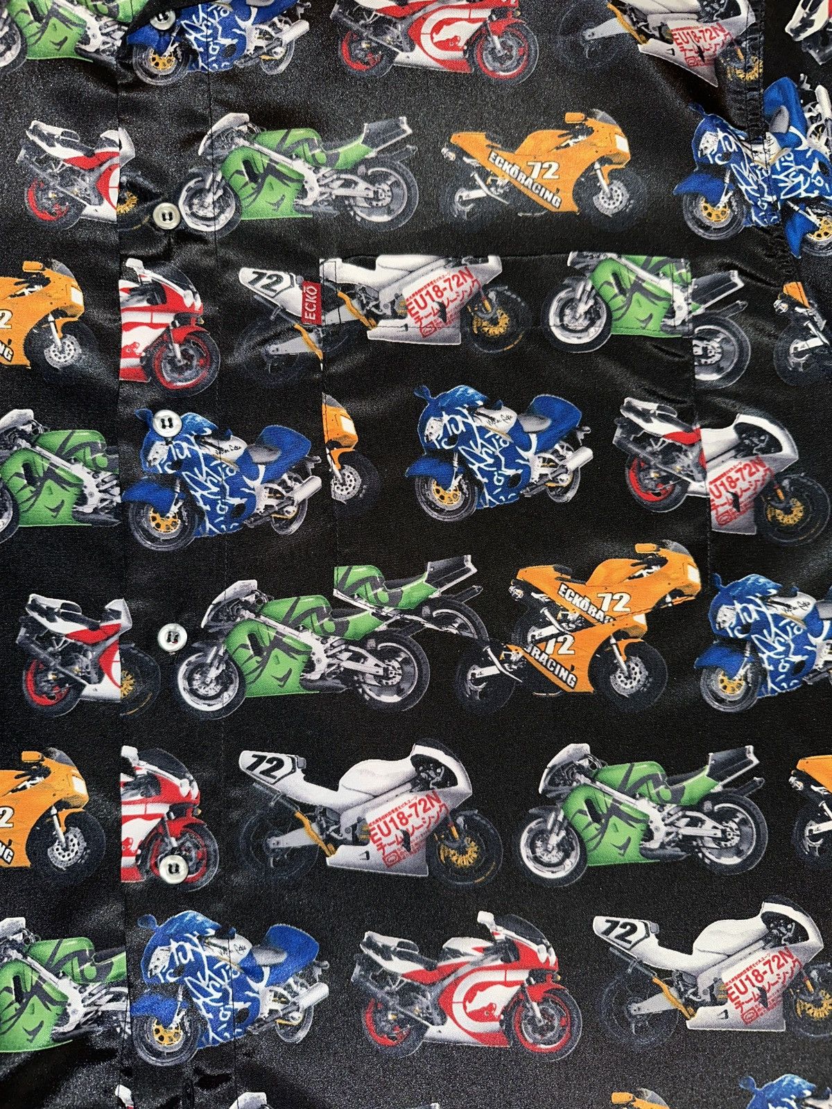 Ecko Unltd. × Marc Ecko × Vintage Vtg MARC ECKO Superbike Racing Tribute Camp Shirt Men’s XL Size US XL / EU 56 / 4 - 3 Thumbnail